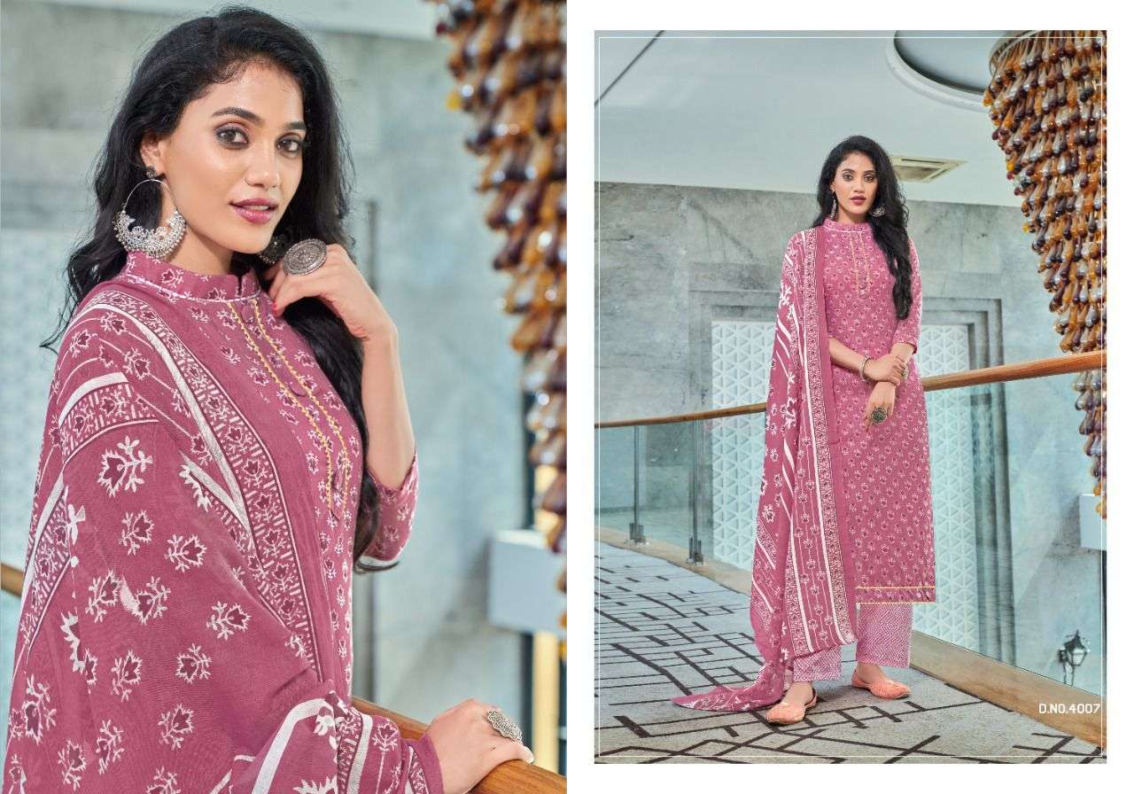 RUMY VOL-4 BY RADHA FAB 4001 TO 4010 SERIES BEAUTIFUL STYLISH SUITS FANCY COLORFUL CASUAL WEAR & ETHNIC WEAR & READY TO WEAR HEAVY COTTON PRINTED DRESSES AT WHOLESALE PRICE
