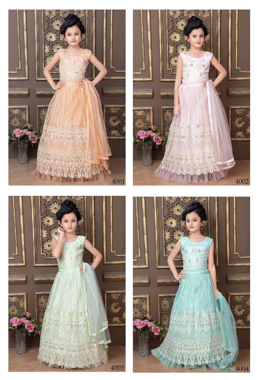 Idika By Fashid Wholesale 4001 To 4004 Series Beautiful Colorful Fancy Wedding Collection Occasional Wear & Party Wear Net Lehengas At Wholesale Price