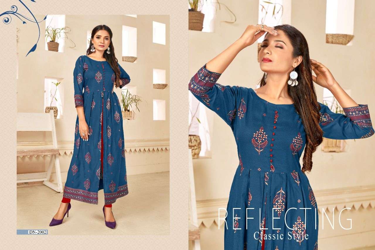 BELLEZA FOIL BY BIVA 2001 TO 2006 BEAUTIFUL STYLISH FANCY COLORFUL CASUAL WEAR & ETHNIC WEAR RAYON FOIL GOWNS AT WHOLESALE PRICE