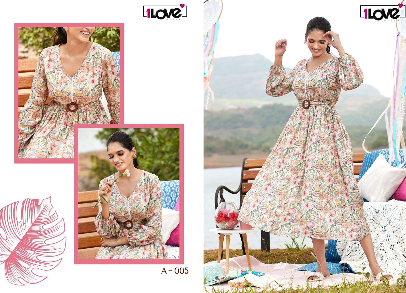 ANOKHI VOL-4 BY 1 LOVE 001 TO 007 SERIES DESIGNER STYLISH FANCY COLORFUL BEAUTIFUL PARTY WEAR & ETHNIC WEAR COLLECTION COTTON /RAYON KURTIS AT WHOLESALE PRICE