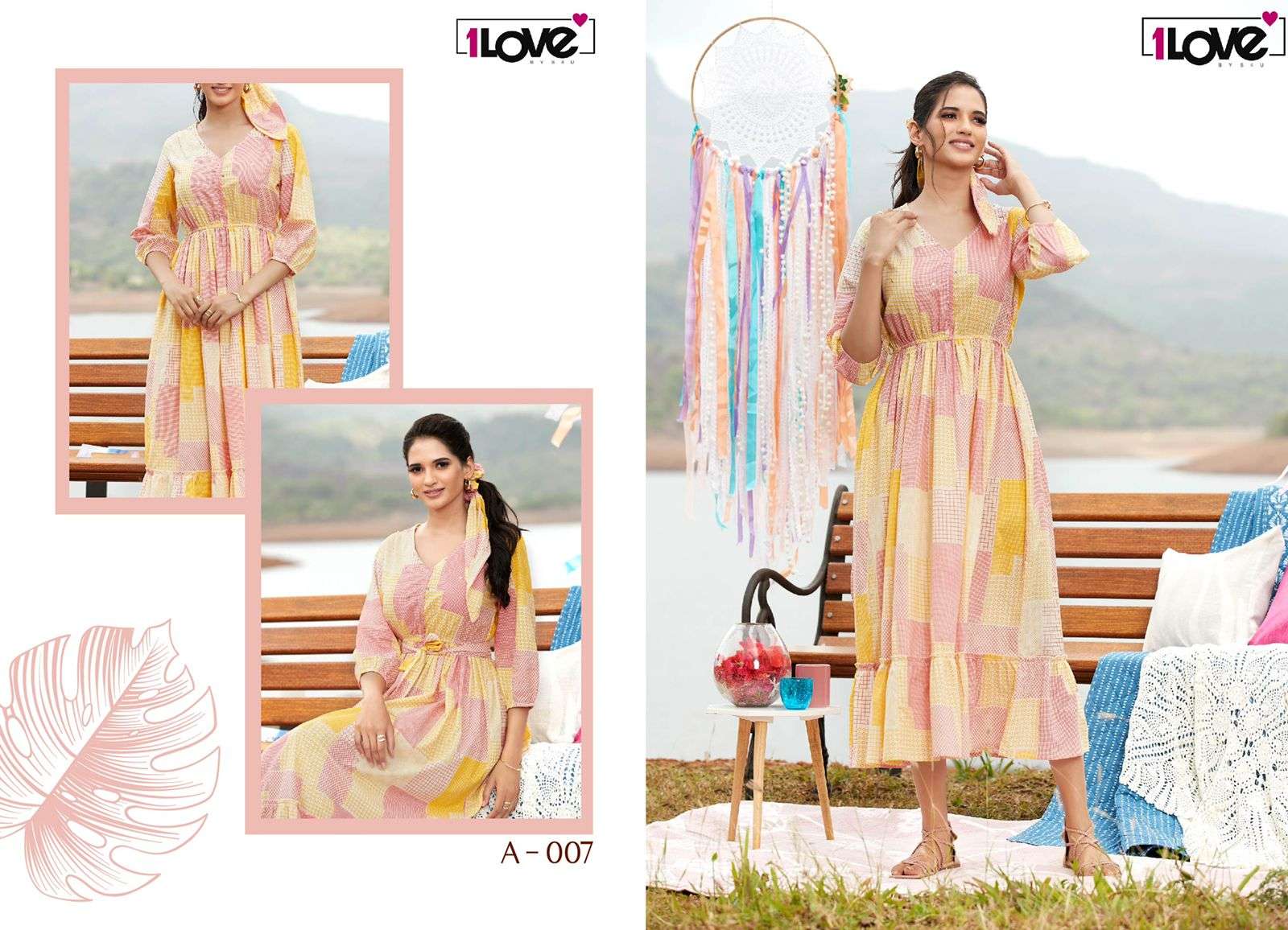 ANOKHI VOL-4 BY 1 LOVE 001 TO 007 SERIES DESIGNER STYLISH FANCY COLORFUL BEAUTIFUL PARTY WEAR & ETHNIC WEAR COLLECTION COTTON /RAYON KURTIS AT WHOLESALE PRICE