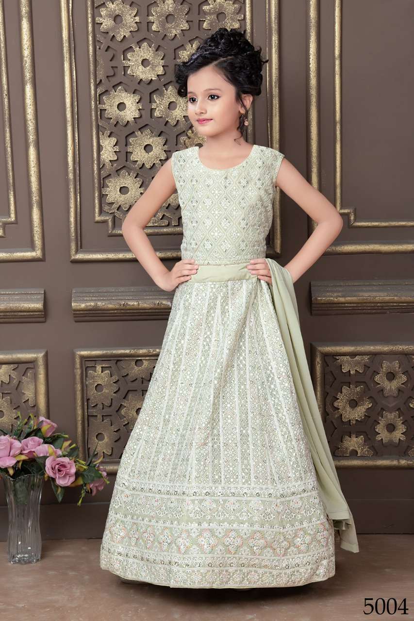 Saanvi By Fashid Wholesale 5001 To 5004 Series Beautiful Colorful Fancy Wedding Collection Occasional Wear & Party Wear Heavy Faux Georgette Lehengas At Wholesale Price