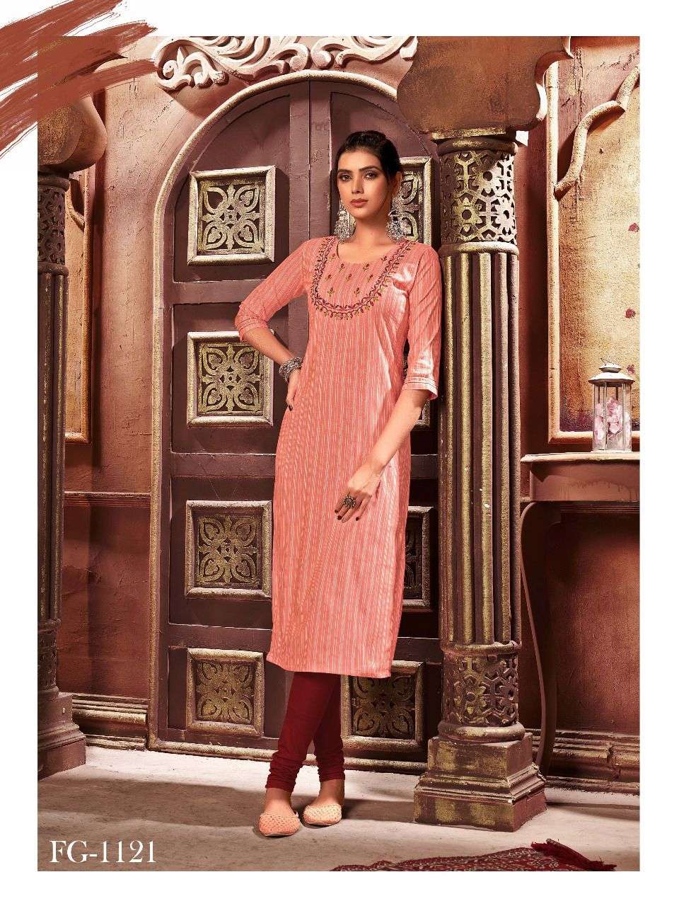 CHANCHAL BY FASHION GALLERIA 1107 TO 1112 SERIES DESIGNER STYLISH FANCY COLORFUL BEAUTIFUL PARTY WEAR & ETHNIC WEAR COLLECTION PURE COTTON KURTIS AT WHOLESALE PRICE