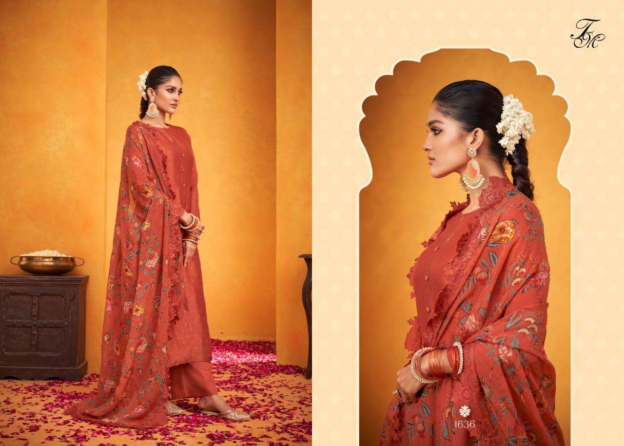 POSY BLOOM BY T AND M DESIGNER STUDIO BEAUTIFUL SUITS COLORFUL STYLISH FANCY CASUAL WEAR & ETHNIC WEAR SILK JACQUARD DRESSES AT WHOLESALE PRICE