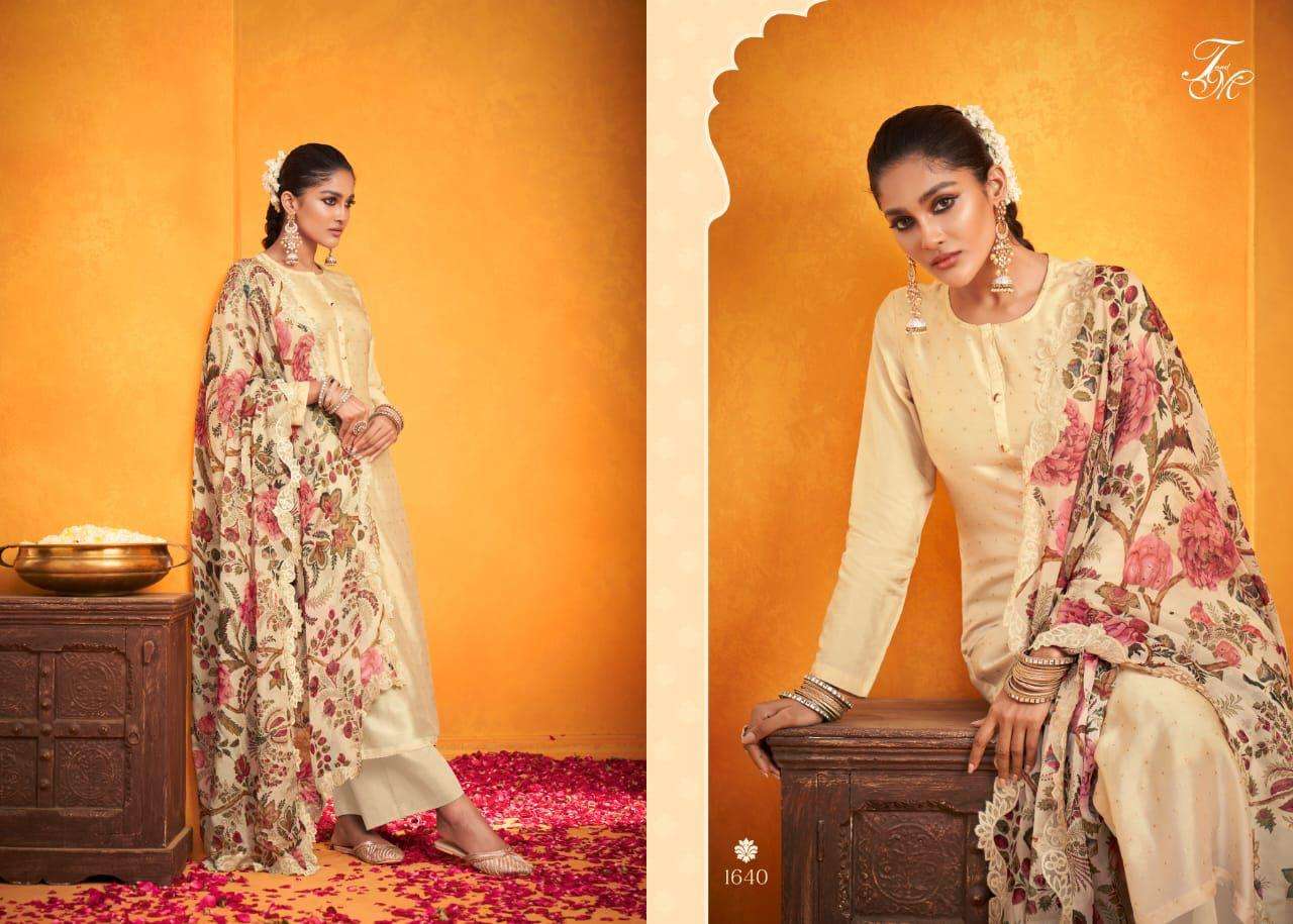 POSY BLOOM BY T AND M DESIGNER STUDIO BEAUTIFUL SUITS COLORFUL STYLISH FANCY CASUAL WEAR & ETHNIC WEAR SILK JACQUARD DRESSES AT WHOLESALE PRICE