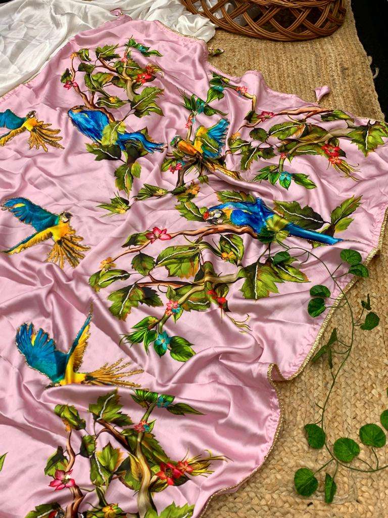 Tota Maina By Fashid Wholesale 01 To 05 Series Ve Indian Traditional Wear Collection Beautiful Stylish Fancy Colorful Party Wear & Occasional Wear Satin Silk Sarees At Wholesale Price