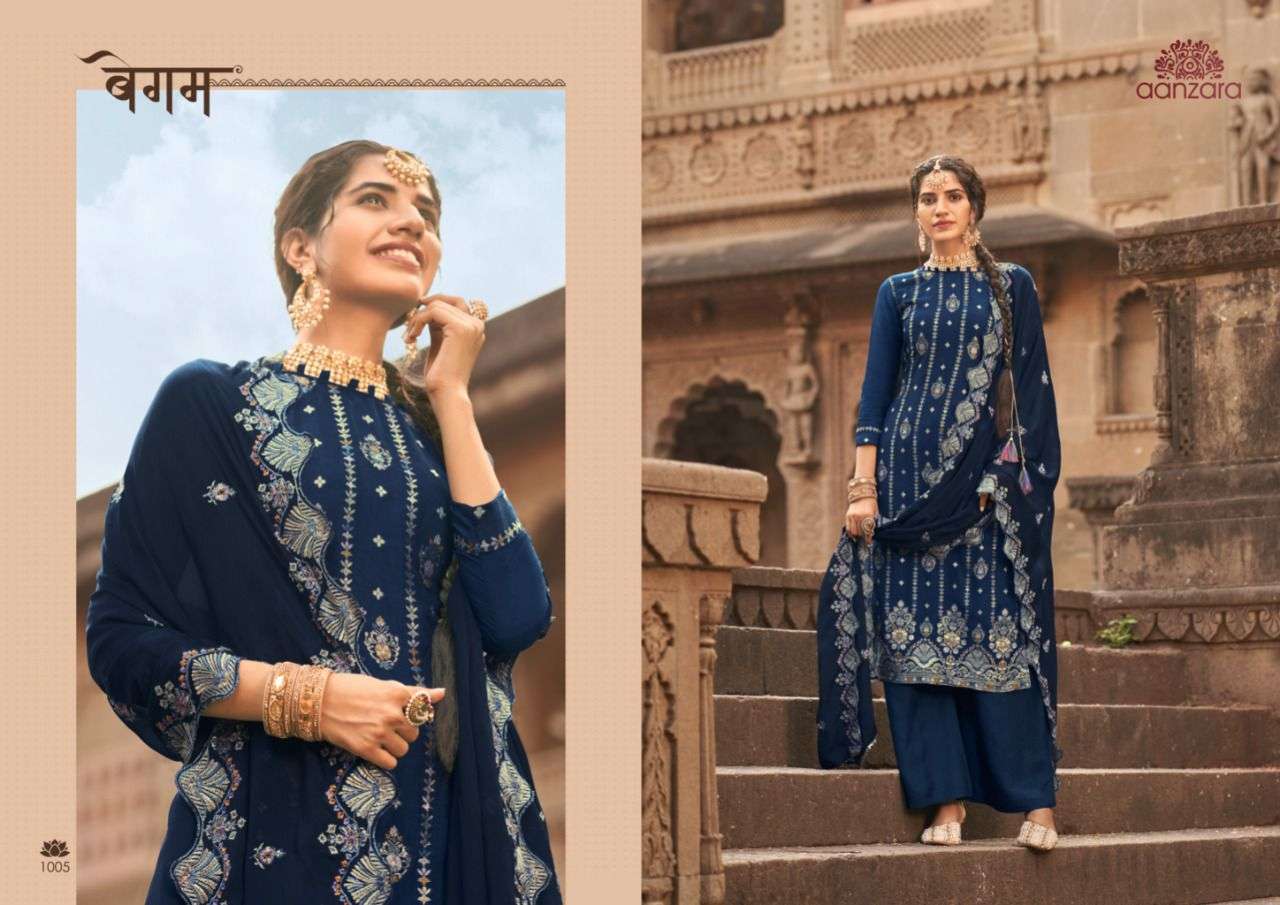 CHITVAN BY AANZARA 1001 TO 1006 SERIES BEAUTIFUL SUITS COLORFUL STYLISH FANCY CASUAL WEAR & ETHNIC WEAR PURE SILK DRESSES AT WHOLESALE PRICE