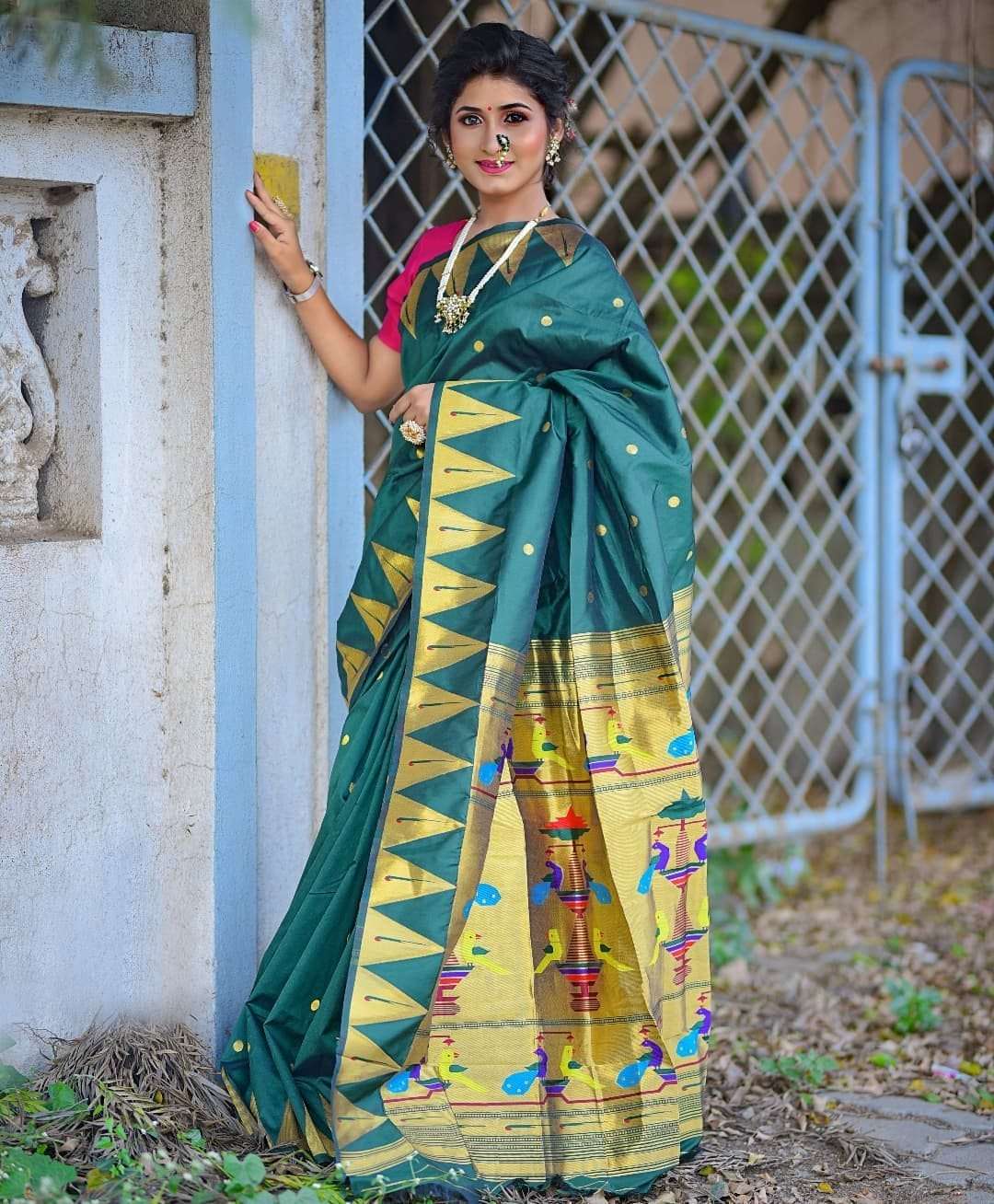 Kajukatri Paithani By Fashid Wholesale 01 To 13 Series Ph Indian Traditional Wear Collection Beautiful Stylish Fancy Colorful Party Wear & Occasional Wear Pure Silk Sarees At Wholesale Price