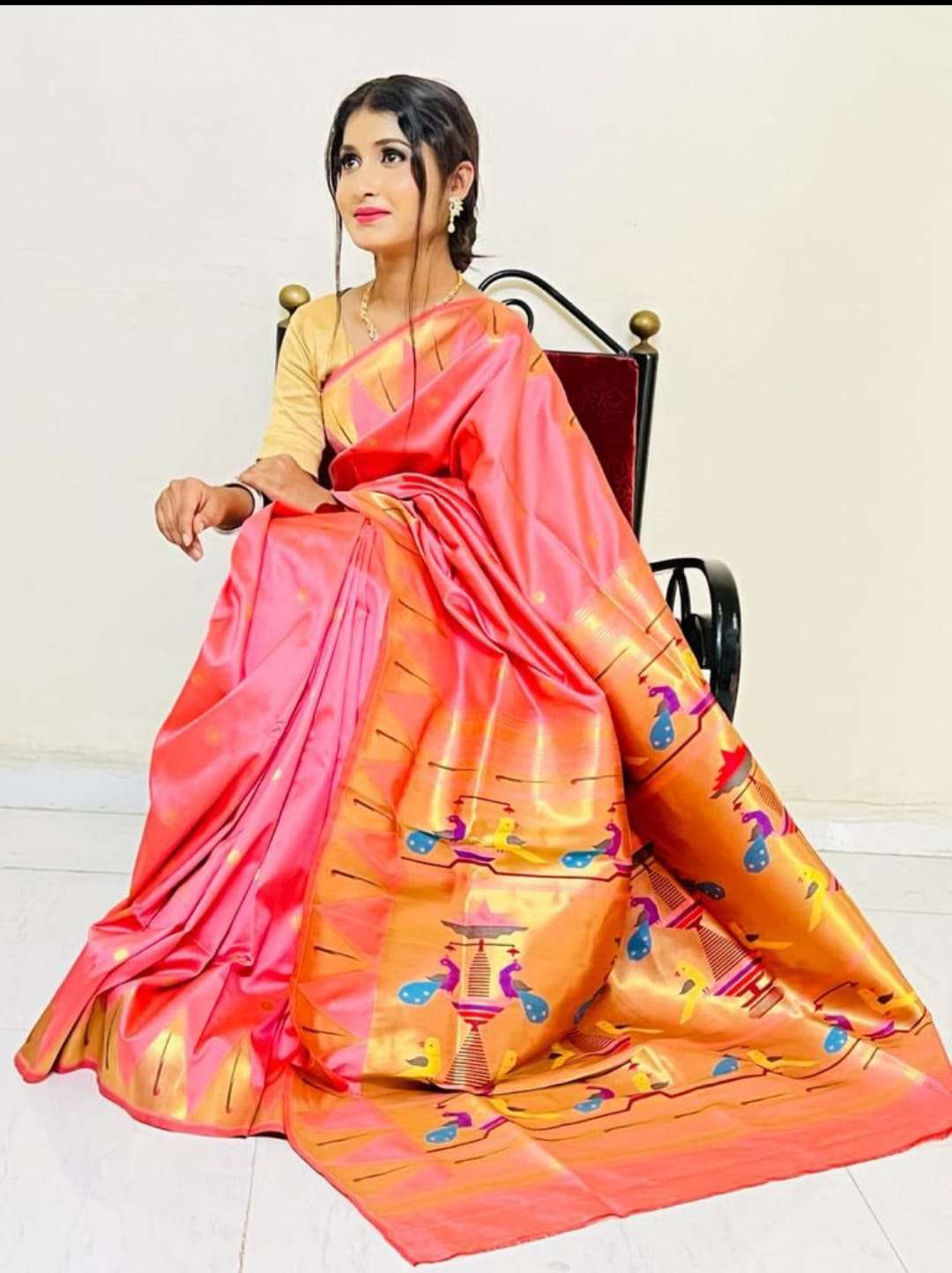 Kajukatri Paithani By Fashid Wholesale 01 To 13 Series Ph Indian Traditional Wear Collection Beautiful Stylish Fancy Colorful Party Wear & Occasional Wear Pure Silk Sarees At Wholesale Price