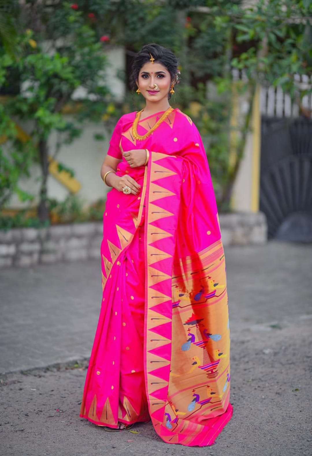 Kajukatri Paithani By Fashid Wholesale 01 To 13 Series Ph Indian Traditional Wear Collection Beautiful Stylish Fancy Colorful Party Wear & Occasional Wear Pure Silk Sarees At Wholesale Price