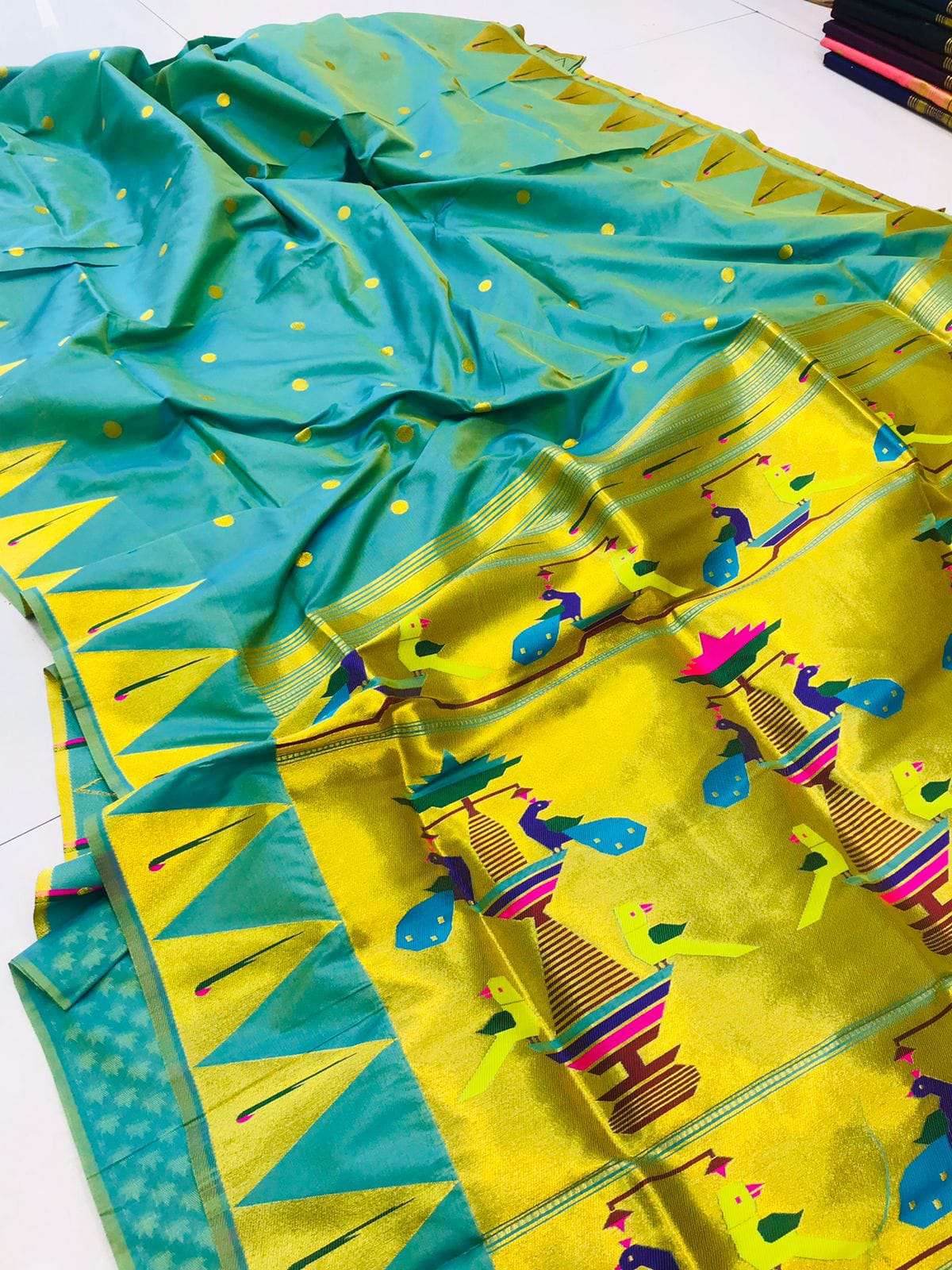 Kajukatri Paithani By Fashid Wholesale 01 To 13 Series Ph Indian Traditional Wear Collection Beautiful Stylish Fancy Colorful Party Wear & Occasional Wear Pure Silk Sarees At Wholesale Price