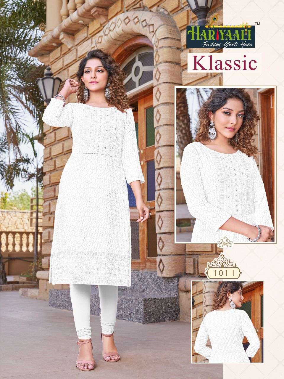 KLASSIC BY HARIYAALI 101 TO 101-I SERIES DESIGNER STYLISH FANCY COLORFUL BEAUTIFUL PARTY WEAR & ETHNIC WEAR COLLECTION PURE RAYON KURTIS AT WHOLESALE PRICE