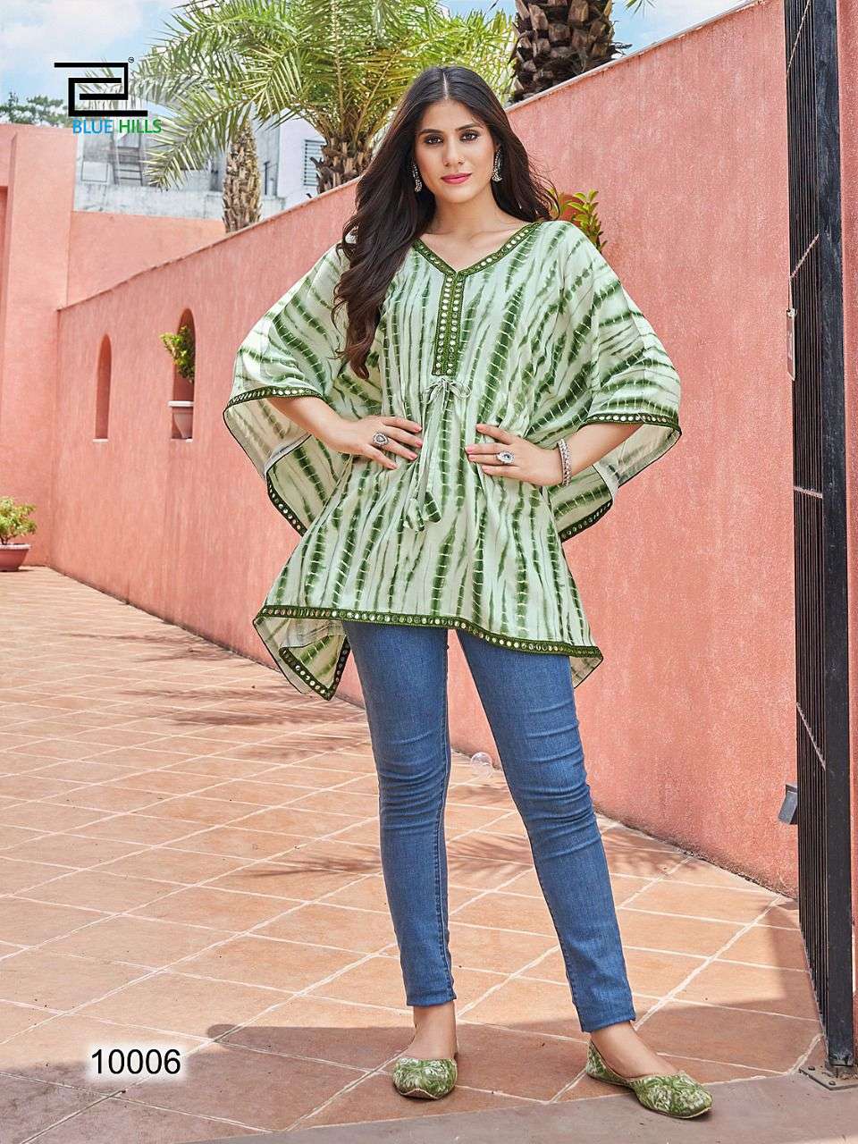 STARE VOL-10 BY BLUE HILLS 10001 TO 10008 SERIES BEAUTIFUL STYLISH FANCY COLORFUL CASUAL WEAR & ETHNIC WEAR HEAVY RAYON PRINT TOPS AT WHOLESALE PRICE