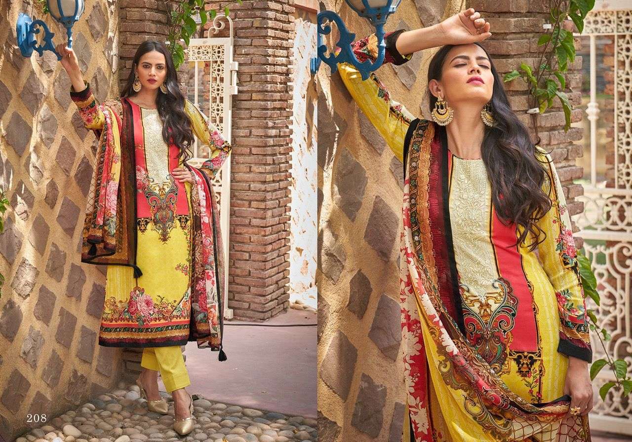 COCO BY PRM TRENDZ 201 TO 208 SERIES BEAUTIFUL SUITS COLORFUL STYLISH FANCY CASUAL WEAR & ETHNIC WEAR PURE JAM SILK PRINT DRESSES AT WHOLESALE PRICE