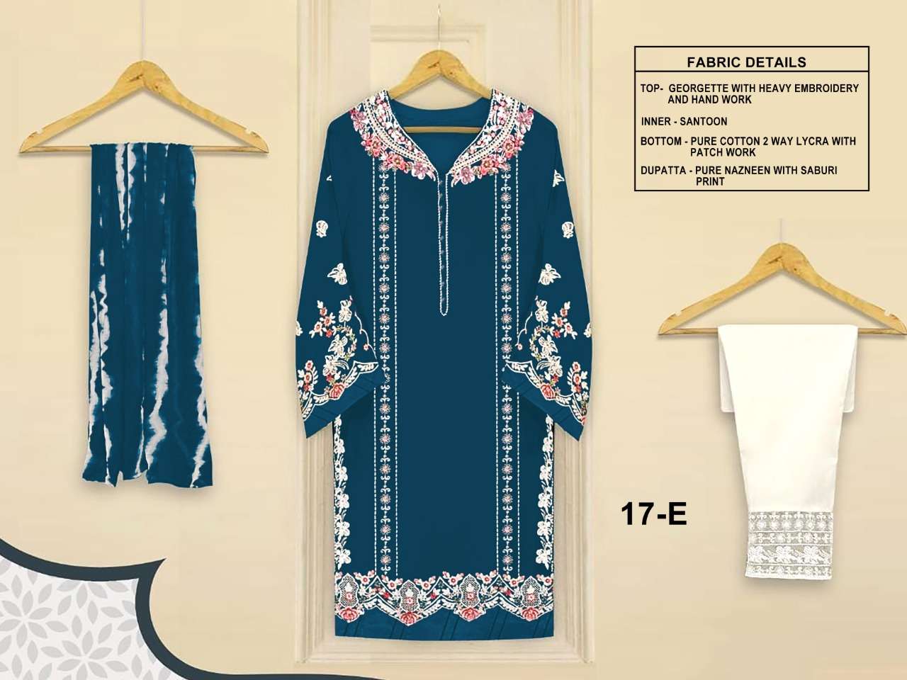 Aarsh 17 Colours By Fashid Wholesale 17-A To 17-G Series Beautiful Stylish Pakistani Suits Fancy Colorful Casual Wear & Ethnic Wear & Ready To Wear Heavy Georgette Embroidery Dresses At Wholesale Price