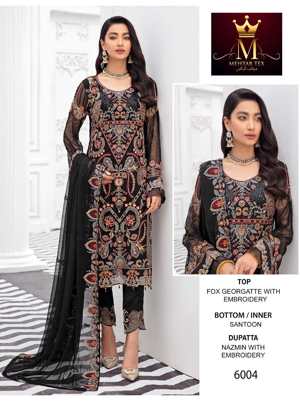 RANGOON BY MEHTAB TEX 6003 TO 6005 SERIES BEAUTIFUL PAKISTANI SUITS COLORFUL STYLISH FANCY CASUAL WEAR & ETHNIC WEAR FAUX GEORGETTE DRESSES AT WHOLESALE PRICE