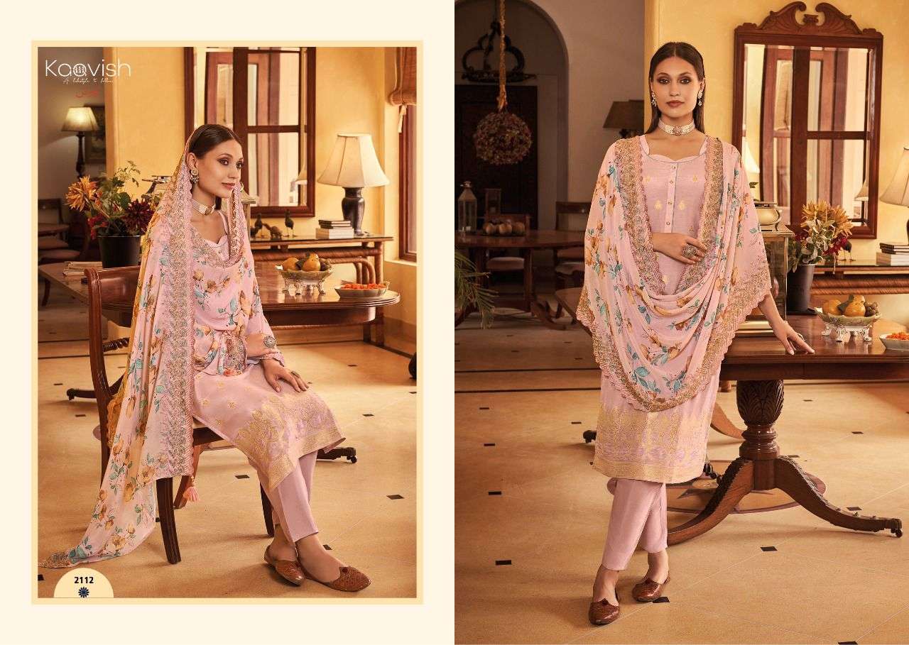 ZAHRA BY KAAVISH 2111 TO 2114 SERIES BEAUTIFUL SUITS COLORFUL STYLISH FANCY CASUAL WEAR & ETHNIC WEAR PURE MUSLIN SILK DRESSES AT WHOLESALE PRICE