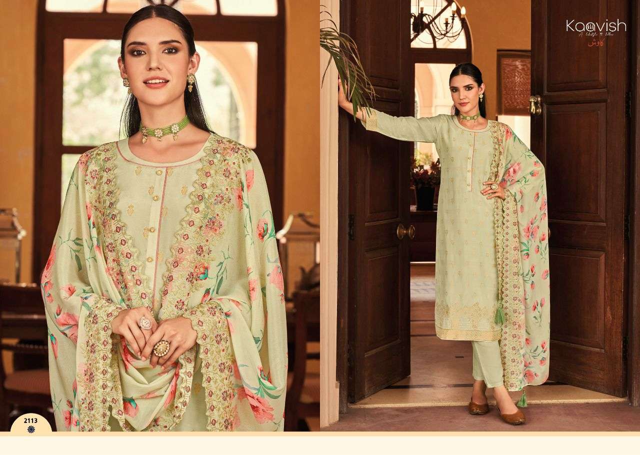 ZAHRA BY KAAVISH 2111 TO 2114 SERIES BEAUTIFUL SUITS COLORFUL STYLISH FANCY CASUAL WEAR & ETHNIC WEAR PURE MUSLIN SILK DRESSES AT WHOLESALE PRICE