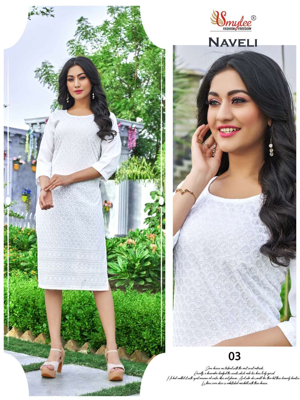 NAVELI BY SMYLEE 1001 TO 1008 SERIES DESIGNER STYLISH FANCY COLORFUL BEAUTIFUL PARTY WEAR & ETHNIC WEAR COLLECTION PURE RAYON KURTIS AT WHOLESALE PRICE