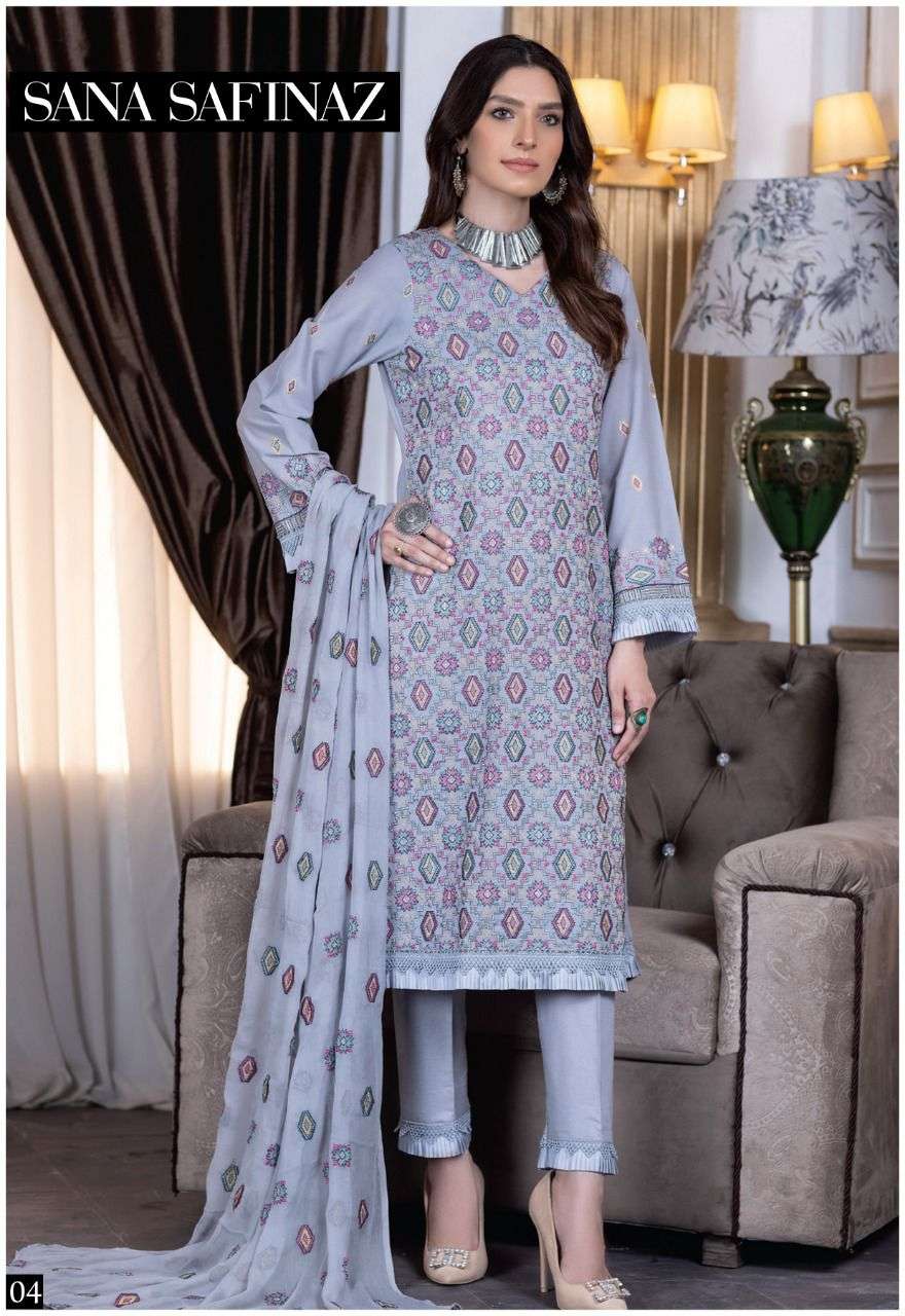 ZARA SHAHJAHAN BY SANA SAFINAZ 01 TO 06 SERIES BEAUTIFUL PAKISTANI SUITS STYLISH COLORFUL FANCY CASUAL WEAR & ETHNIC WEAR PURE LAWN DRESSES AT WHOLESALE PRICE