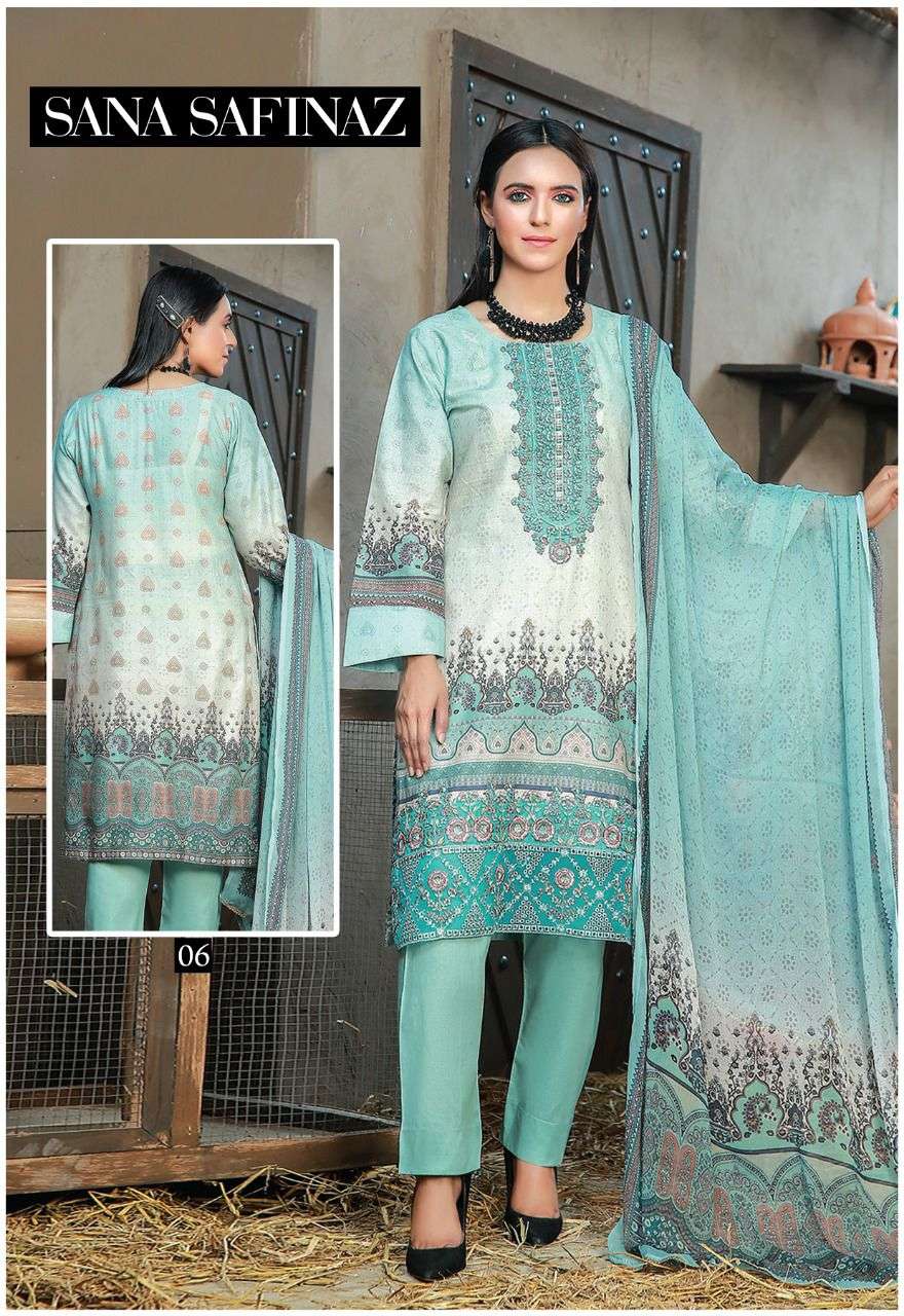 ZARA SHAHJAHAN BY SANA SAFINAZ 01 TO 06 SERIES BEAUTIFUL PAKISTANI SUITS STYLISH COLORFUL FANCY CASUAL WEAR & ETHNIC WEAR PURE LAWN DRESSES AT WHOLESALE PRICE