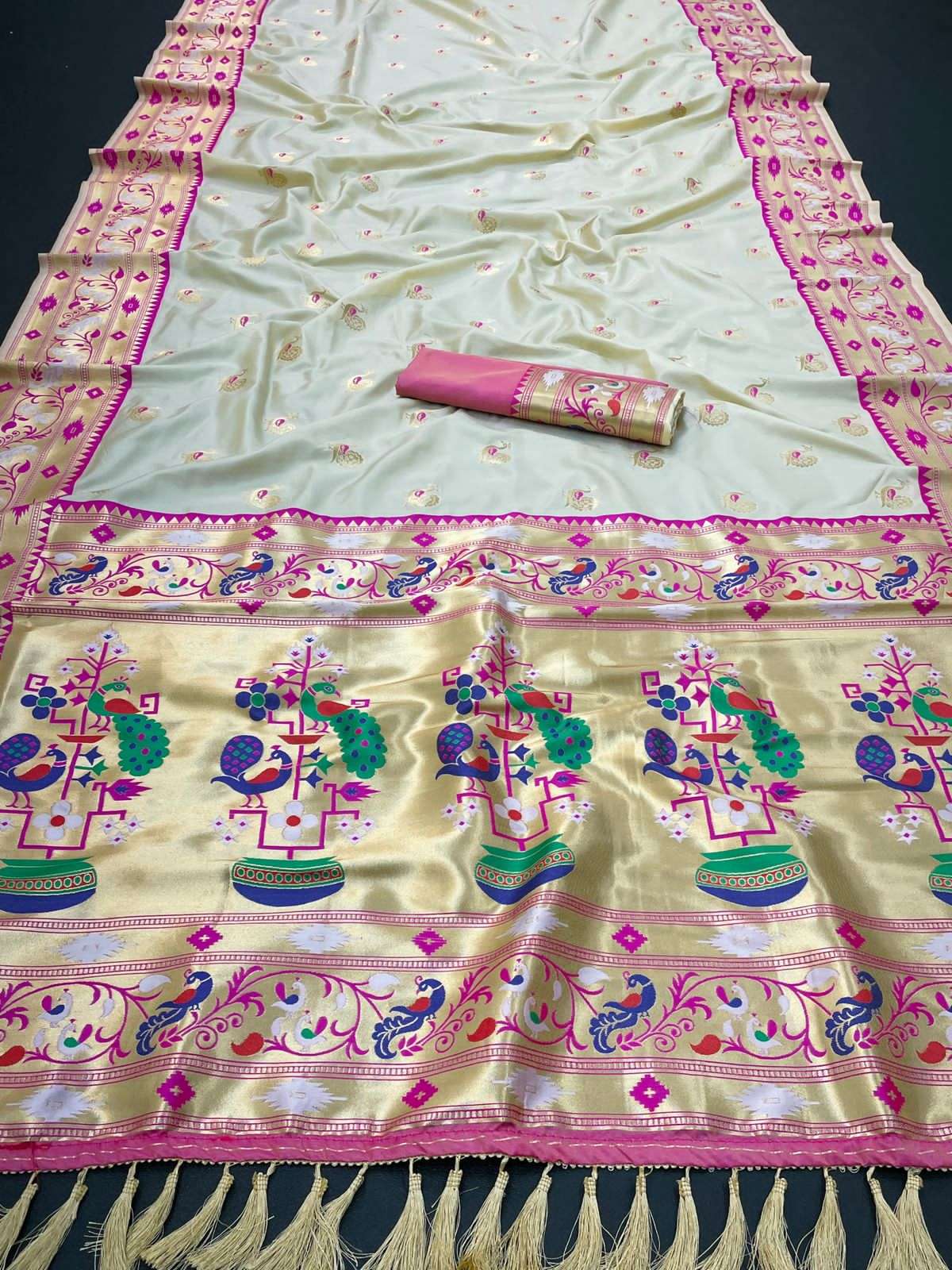 NAGMANI BY FASHID WHOLESALE 01 TO 06 SERIES INDIAN TRADITIONAL WEAR COLLECTION BEAUTIFUL STYLISH FANCY COLORFUL PARTY WEAR & OCCASIONAL WEAR PURE SILK SAREES AT WHOLESALE PRICE