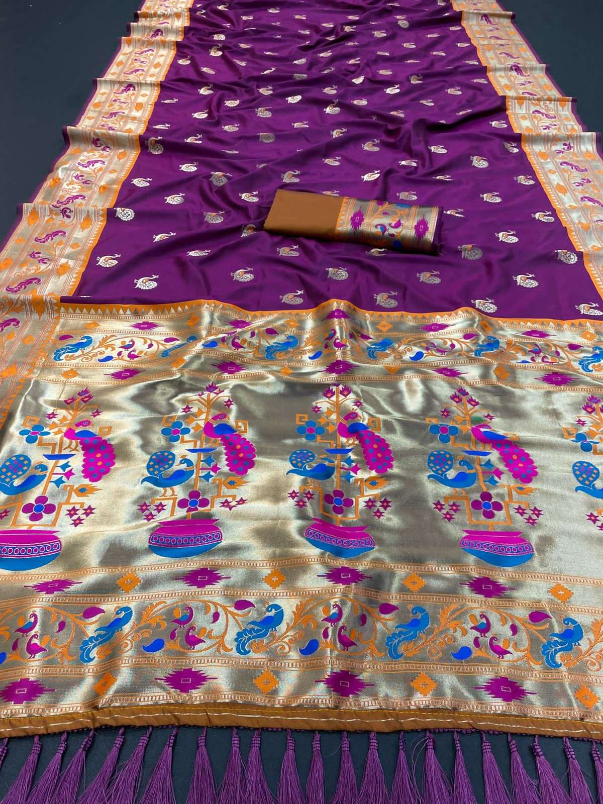 NAGMANI BY FASHID WHOLESALE 01 TO 06 SERIES INDIAN TRADITIONAL WEAR COLLECTION BEAUTIFUL STYLISH FANCY COLORFUL PARTY WEAR & OCCASIONAL WEAR PURE SILK SAREES AT WHOLESALE PRICE
