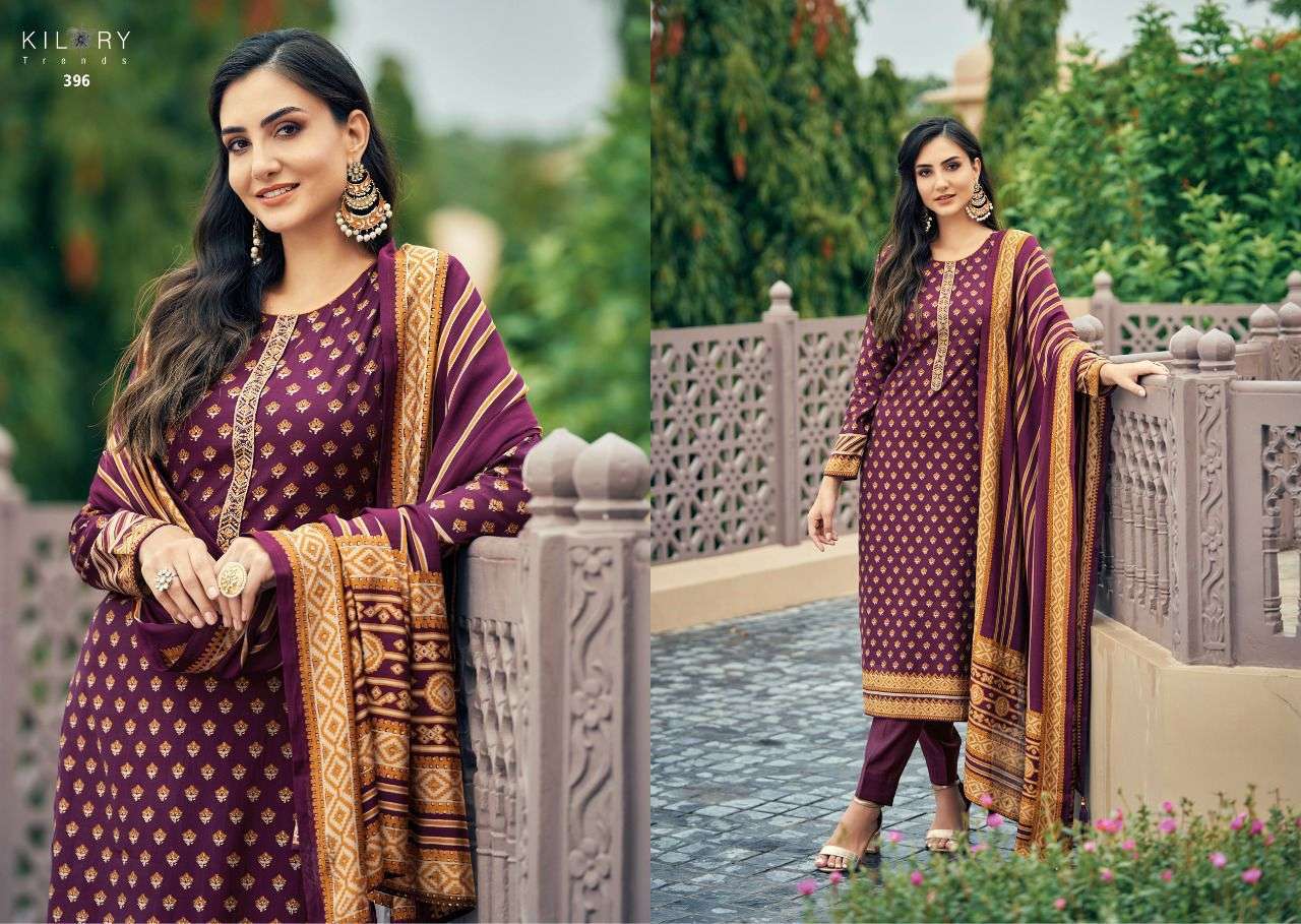 Silk Route Vol-2 By Kilory 391 To 398 Series Beautiful Festive Suits Stylish Fancy Colorful Casual Wear & Ethnic Wear Viscose Muslin Dresses At Wholesale Price