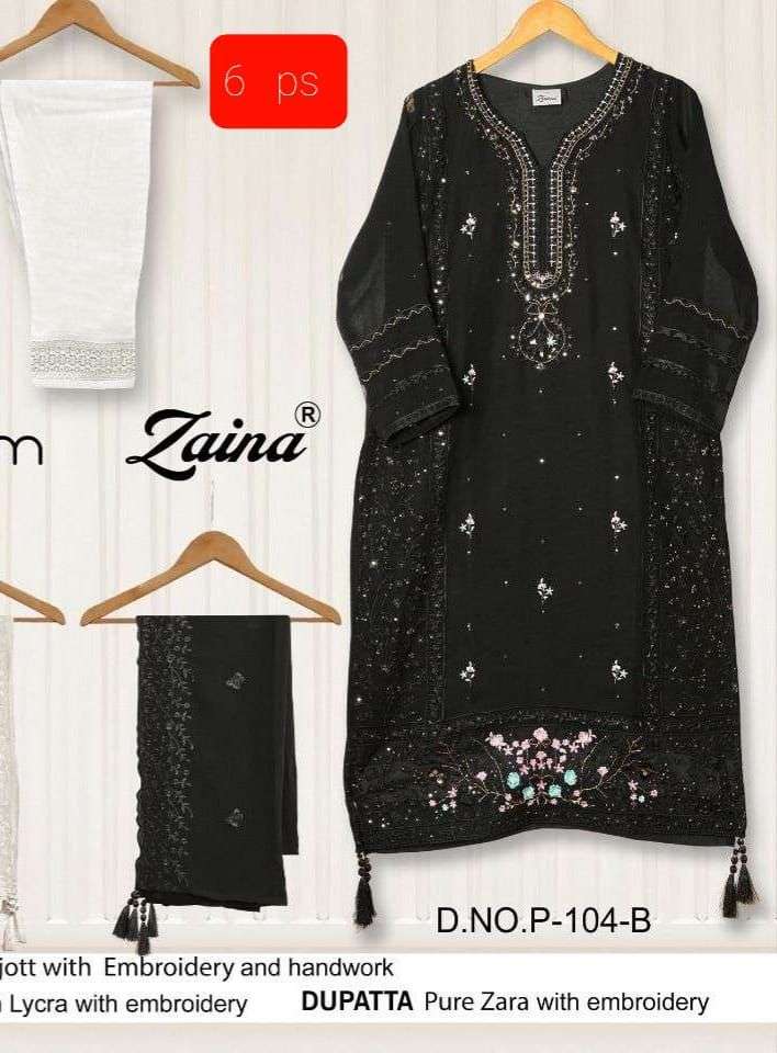 ZAINA HIT COLLECTION VOL-3 BY PRIYAM BEAUTIFUL PAKISTANI SUITS COLORFUL STYLISH FANCY CASUAL WEAR & ETHNIC WEAR PURE GEORGETTE DRESSES AT WHOLESALE PRICE