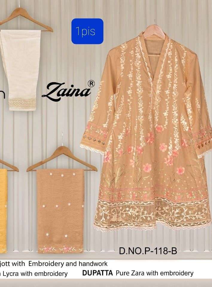 ZAINA HIT COLLECTION VOL-3 BY PRIYAM BEAUTIFUL PAKISTANI SUITS COLORFUL STYLISH FANCY CASUAL WEAR & ETHNIC WEAR PURE GEORGETTE DRESSES AT WHOLESALE PRICE