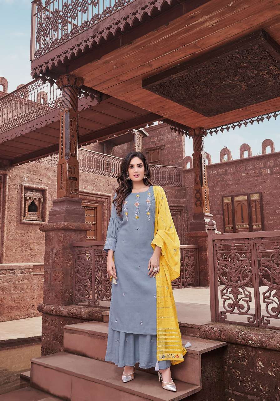 MANUSHI BY PEHER 2001 TO 2005 SERIES BEAUTIFUL SHARARA SUITS COLORFUL STYLISH FANCY CASUAL WEAR & ETHNIC WEAR LINEN VISCOSE DRESSES AT WHOLESALE PRICE