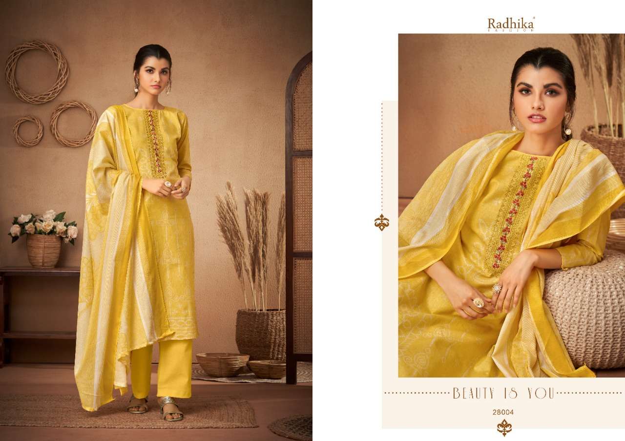 Bandhani By Radhika Fashion 29001 To 29008 Series Beautiful Suits Colorful Stylish Fancy Casual Wear & Ethnic Wear Pure Cambric Cotton Print Dresses At Wholesale Price