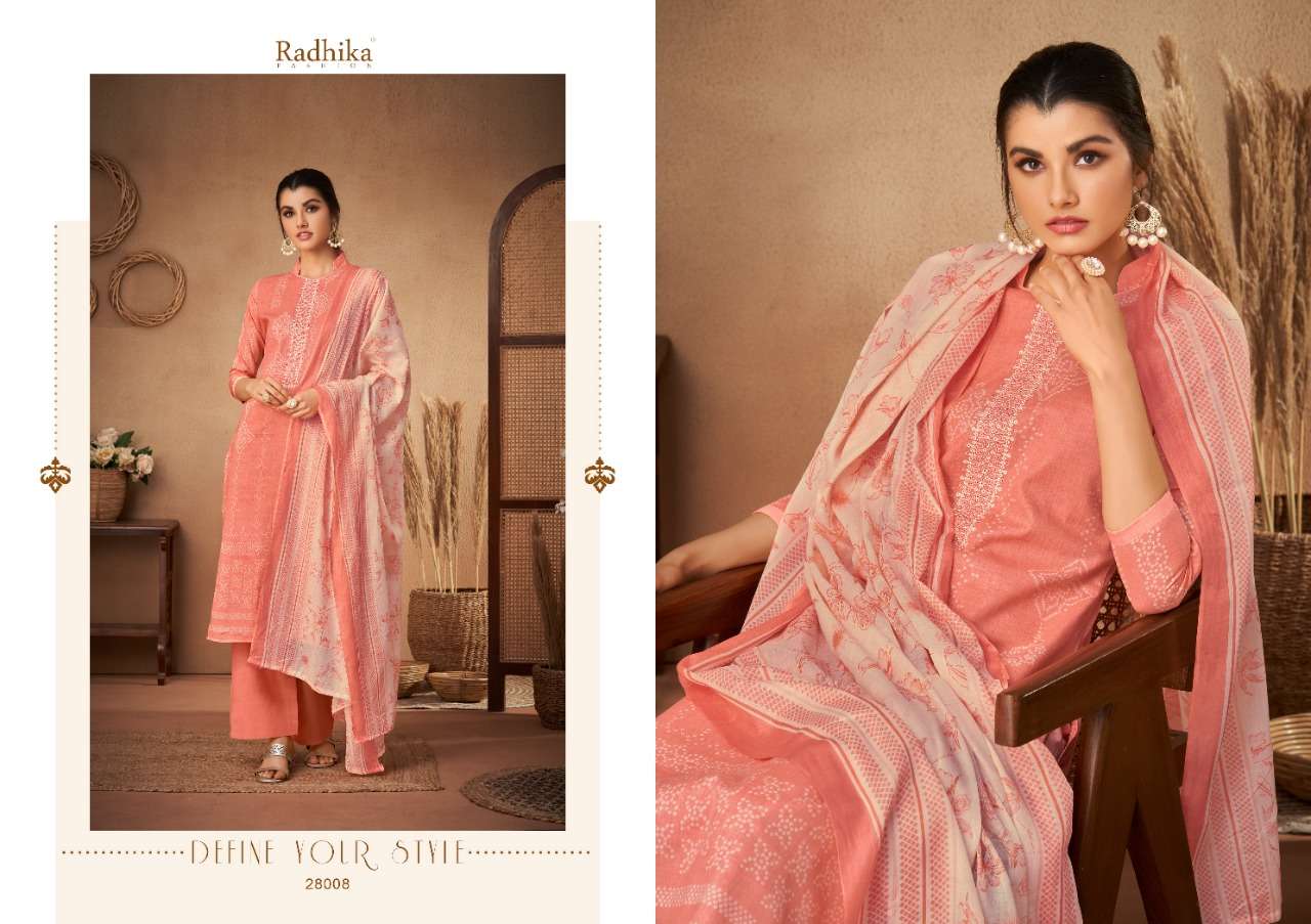 Bandhani By Radhika Fashion 29001 To 29008 Series Beautiful Suits Colorful Stylish Fancy Casual Wear & Ethnic Wear Pure Cambric Cotton Print Dresses At Wholesale Price