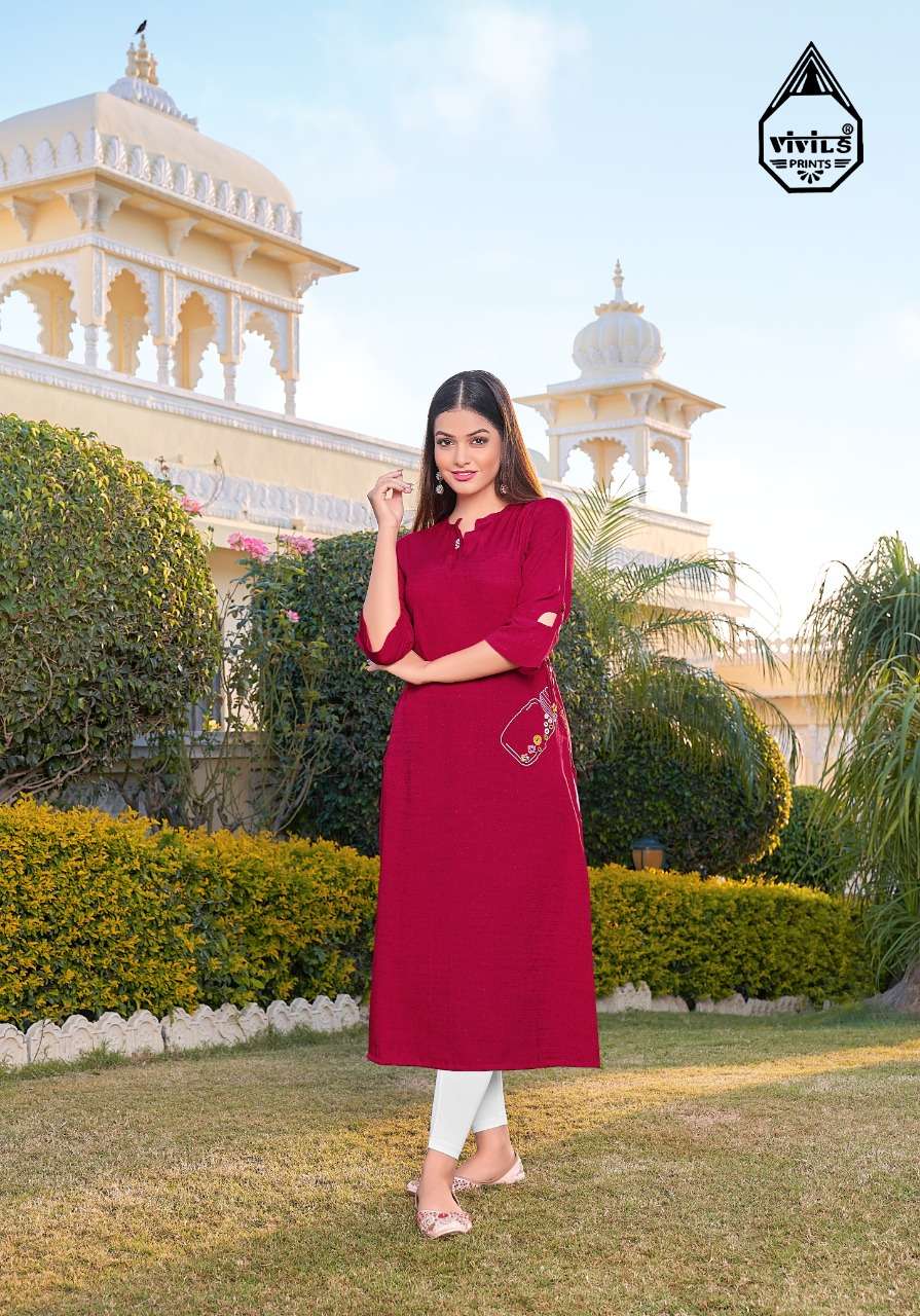 SEHER VOL-6 BY VIVILS PRINTS 1017 TO 1021 SERIES DESIGNER STYLISH FANCY COLORFUL BEAUTIFUL PARTY WEAR & ETHNIC WEAR COLLECTION PURE RAYON KURTIS AT WHOLESALE PRICE