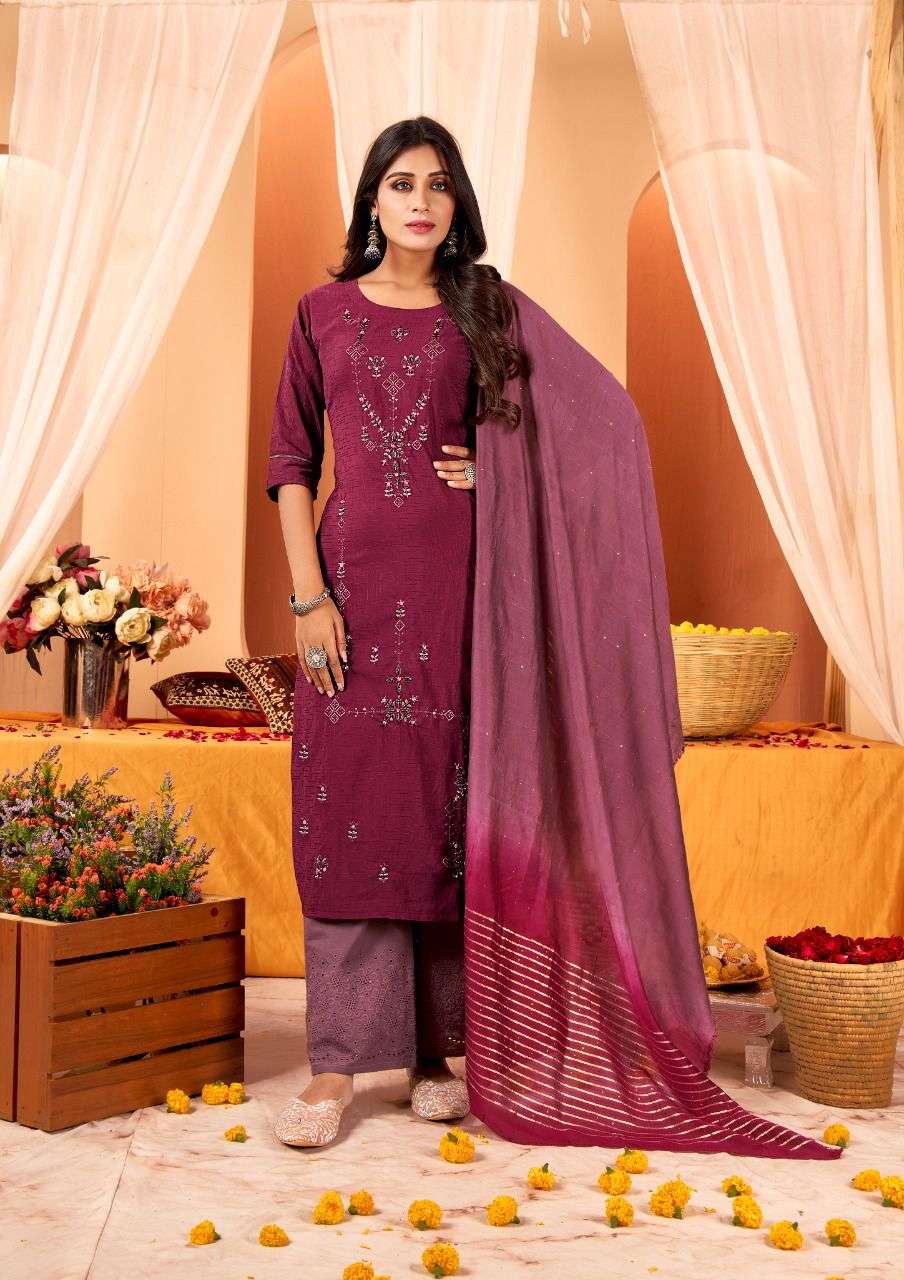 RUHAANI BY ANIEYA 1001 TO 1005 SERIES BEAUTIFUL SUITS COLORFUL STYLISH FANCY CASUAL WEAR & ETHNIC WEAR SILK EMBROIDERED DRESSES AT WHOLESALE PRICE