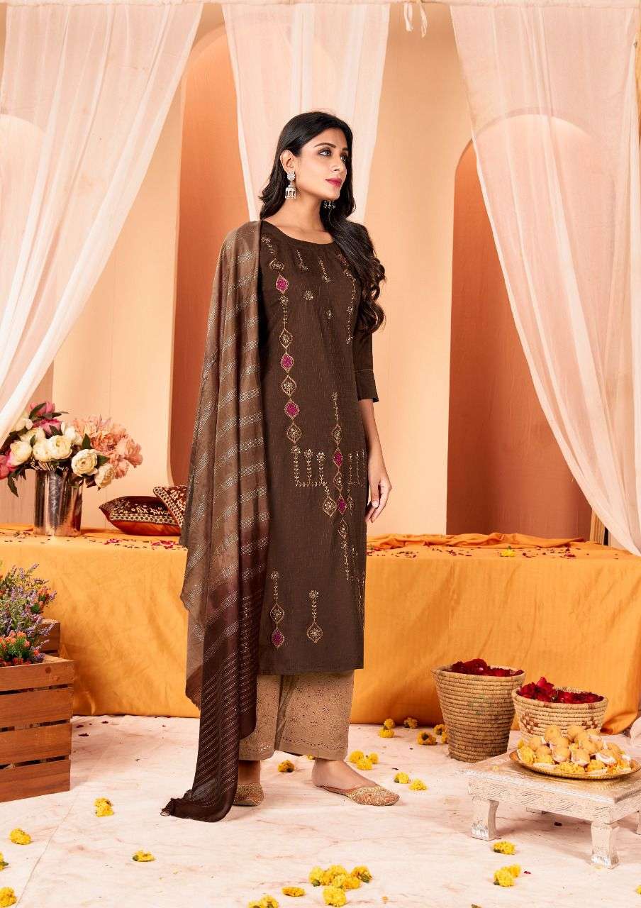 RUHAANI BY ANIEYA 1001 TO 1005 SERIES BEAUTIFUL SUITS COLORFUL STYLISH FANCY CASUAL WEAR & ETHNIC WEAR SILK EMBROIDERED DRESSES AT WHOLESALE PRICE