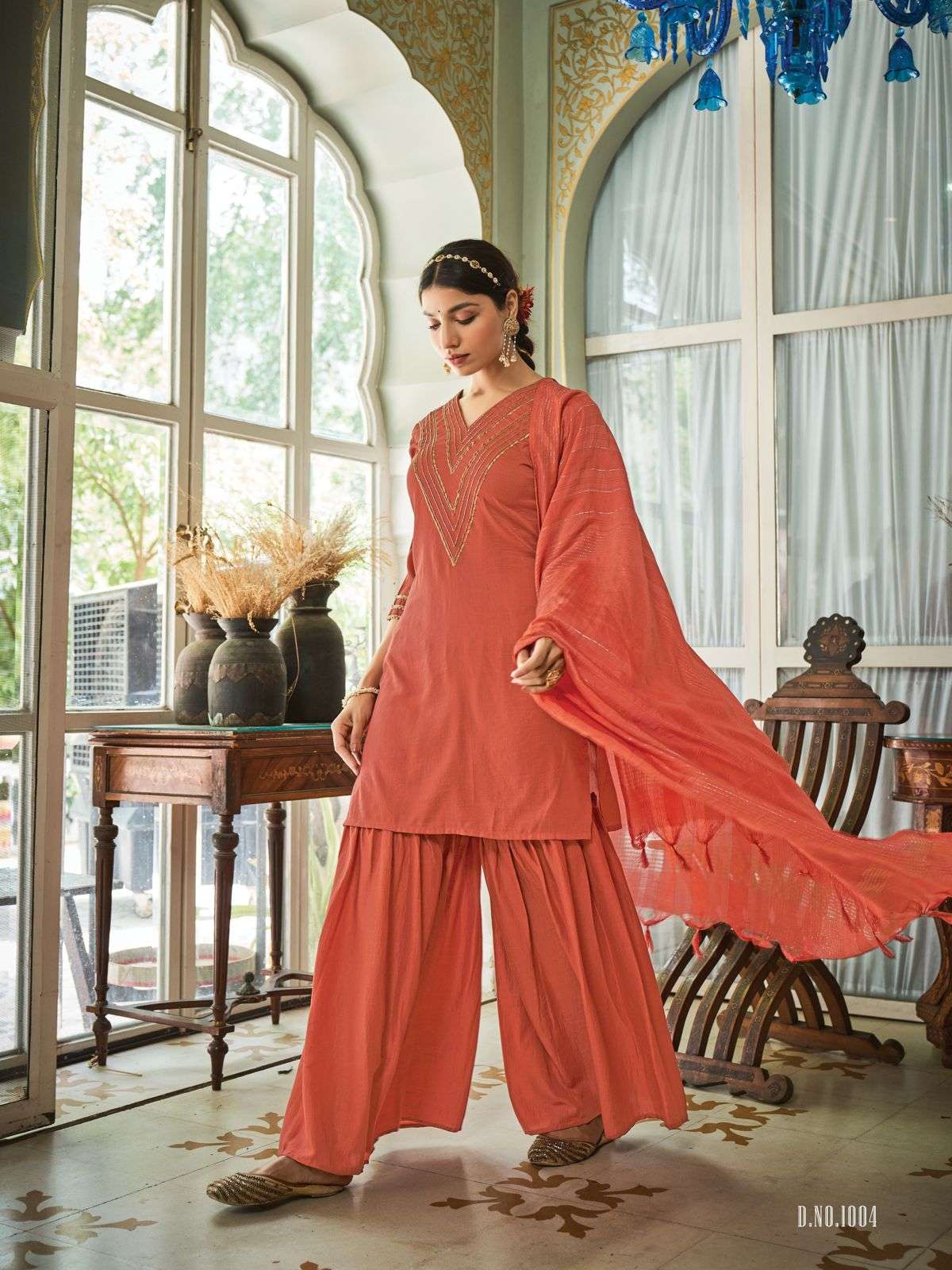 Designer Georgette Kurti With Sharara & Dupatta at Rs 1299/piece | Sharara  Suit in Surat | ID: 24417016688