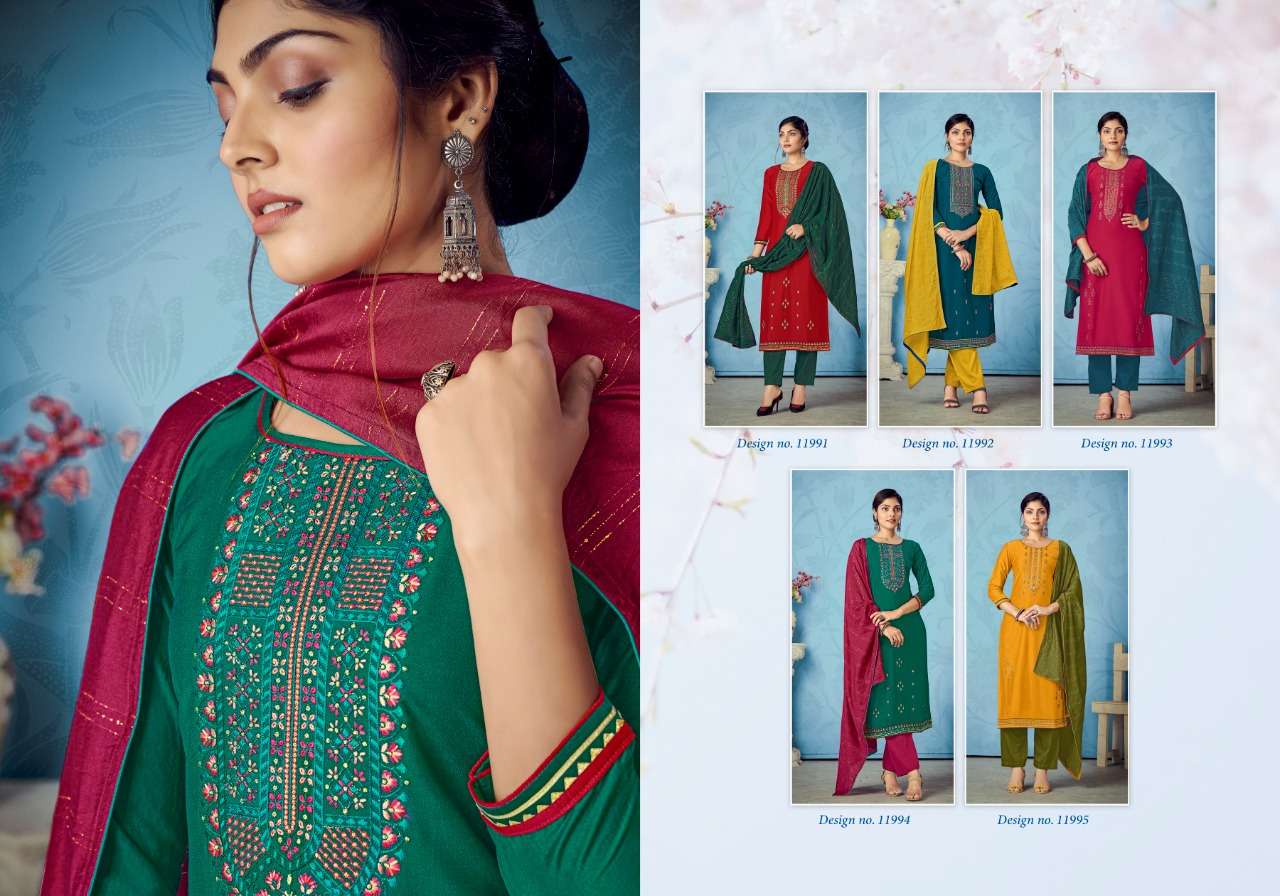 ANOKHI BY PANCH RATNA 11991 TO 11995 SERIES BEAUTIFUL SUITS COLORFUL STYLISH FANCY CASUAL WEAR & ETHNIC WEAR PARAMPARA DRESSES AT WHOLESALE PRICE