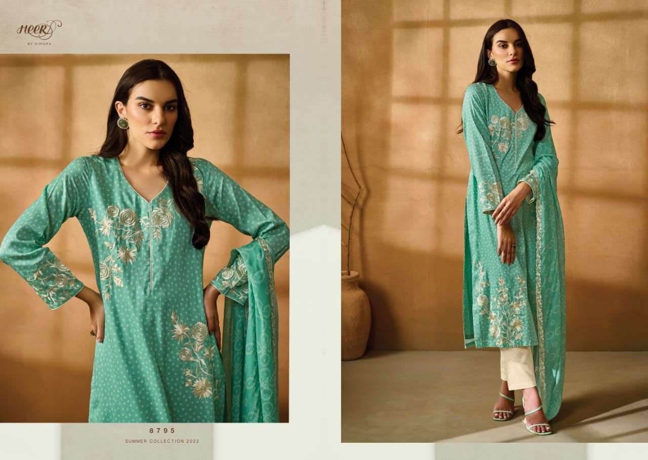 GARA BY KIMORA FASHION 8791 TO 8798 SERIES BEAUTIFUL SUITS COLORFUL STYLISH FANCY CASUAL WEAR & ETHNIC WEAR FANCY DRESSES AT WHOLESALE PRICE