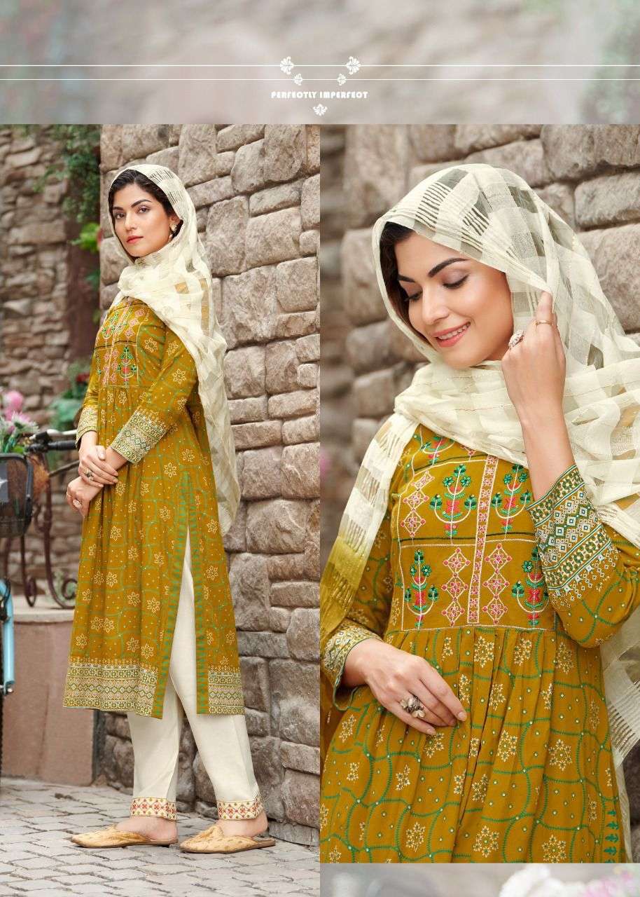 RANG MANCH BY RANGJYOT FASHION 1001 TO 1008 SERIES BEAUTIFUL SUITS COLORFUL STYLISH FANCY CASUAL WEAR & ETHNIC WEAR RAYON PRINT DRESSES AT WHOLESALE PRICE