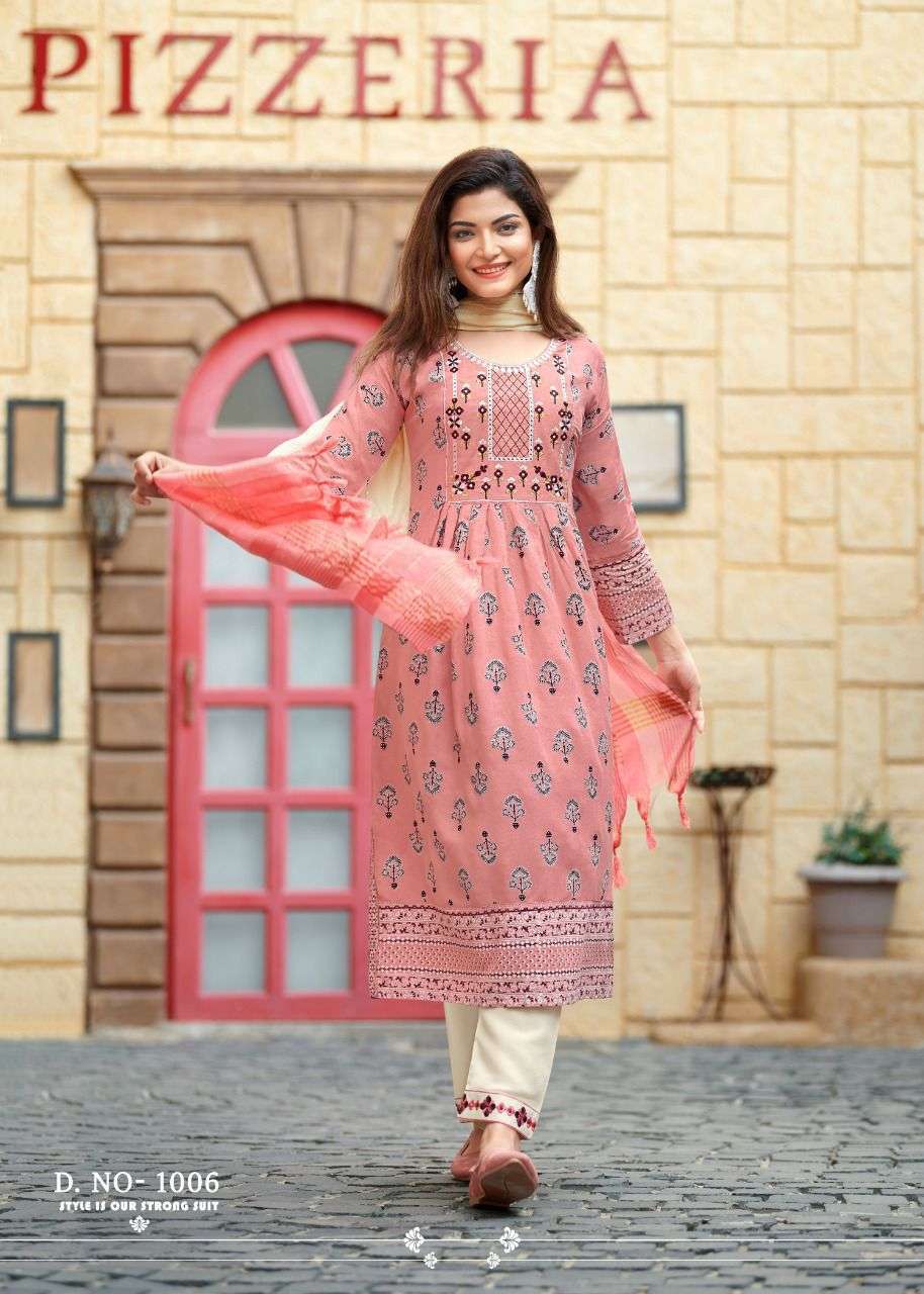 RANG MANCH BY RANGJYOT FASHION 1001 TO 1008 SERIES BEAUTIFUL SUITS COLORFUL STYLISH FANCY CASUAL WEAR & ETHNIC WEAR RAYON PRINT DRESSES AT WHOLESALE PRICE