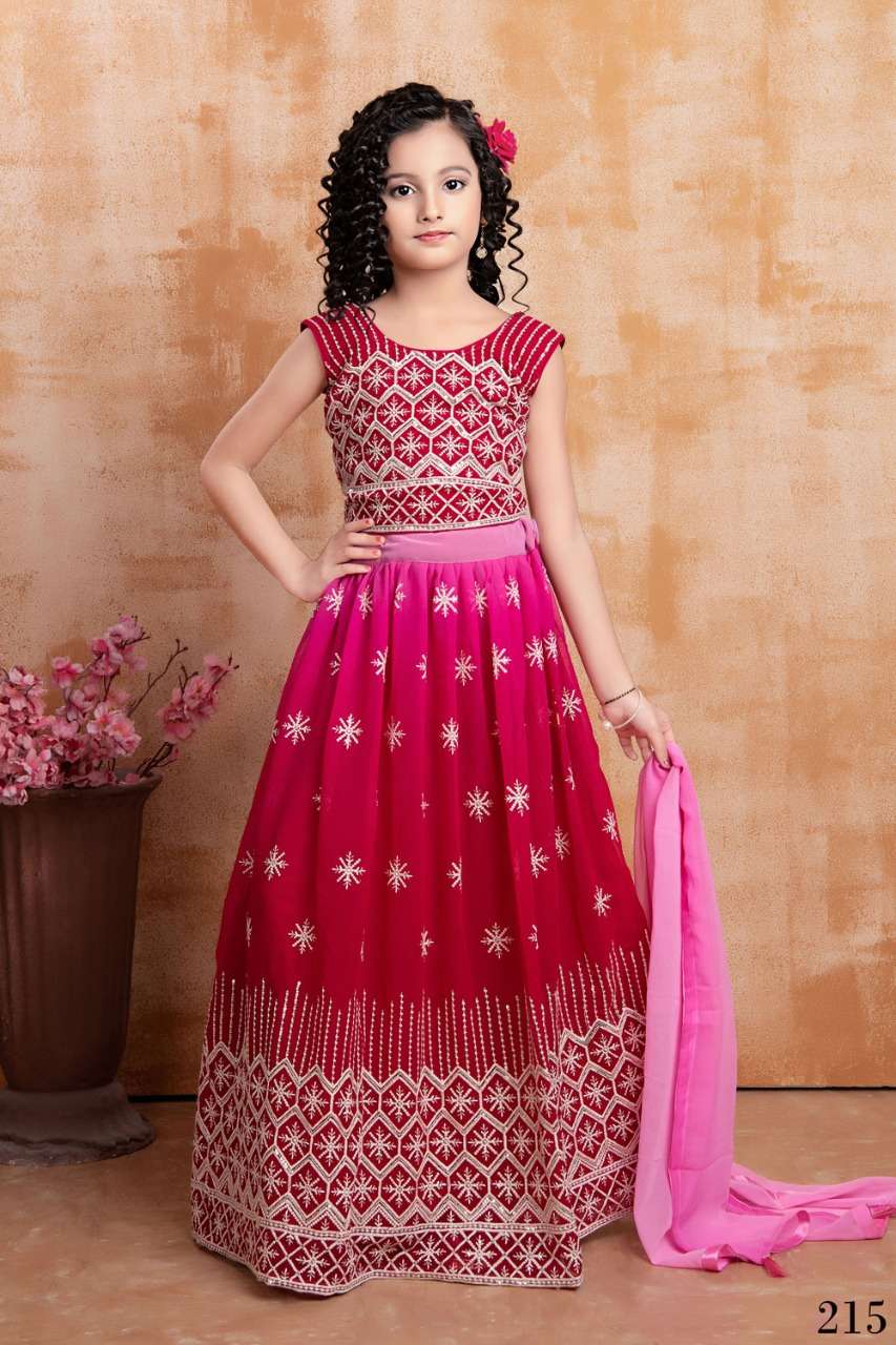 Aaradhna Vol-27 By Fashid Wholesale 215 To 217 Series Beautiful Colorful Fancy Wedding Collection Occasional Wear & Party Wear Georgette Lehengas At Wholesale Price