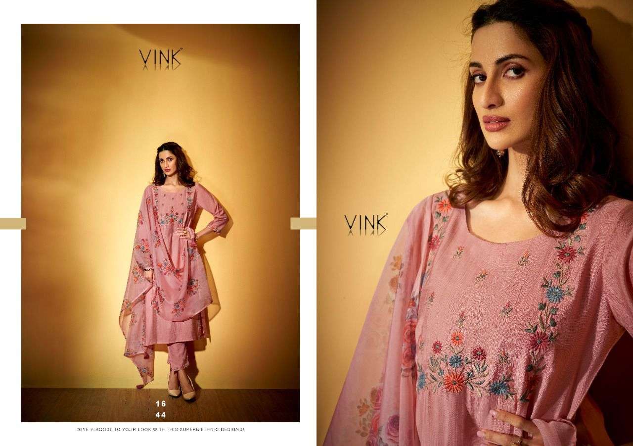 OCCASSIONS VOL-4 BY VINK 1641 TO 1646 SERIES BEAUTIFUL SUITS COLORFUL STYLISH FANCY CASUAL WEAR & ETHNIC WEAR PURE VISCOSE DRESSES AT WHOLESALE PRICE