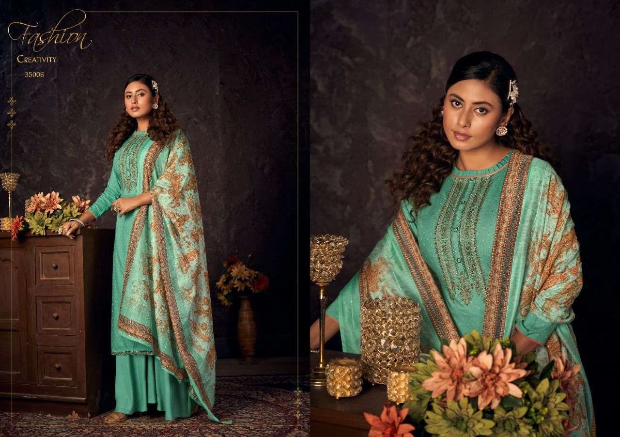 PAISALY VOL-3 BY SIYONI 35001 TO 35006 SERIES BEAUTIFUL SUITS COLORFUL STYLISH FANCY CASUAL WEAR & ETHNIC WEAR MUSLIN SILK DRESSES AT WHOLESALE PRICE