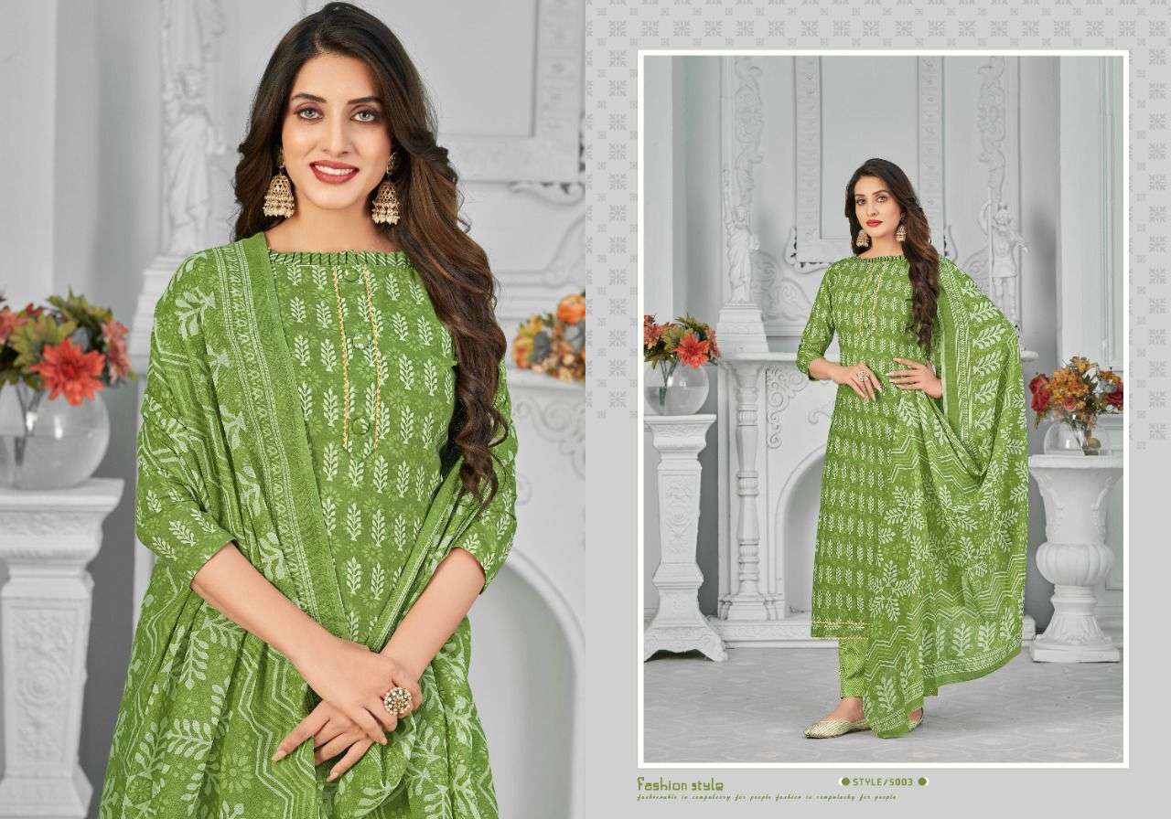 RUMY VOL-5 BY RADHA FAB 5001 TO 5010 SERIES BEAUTIFUL STYLISH SUITS FANCY COLORFUL CASUAL WEAR & ETHNIC WEAR & READY TO WEAR HEAVY COTTON PRINTED DRESSES AT WHOLESALE PRICE