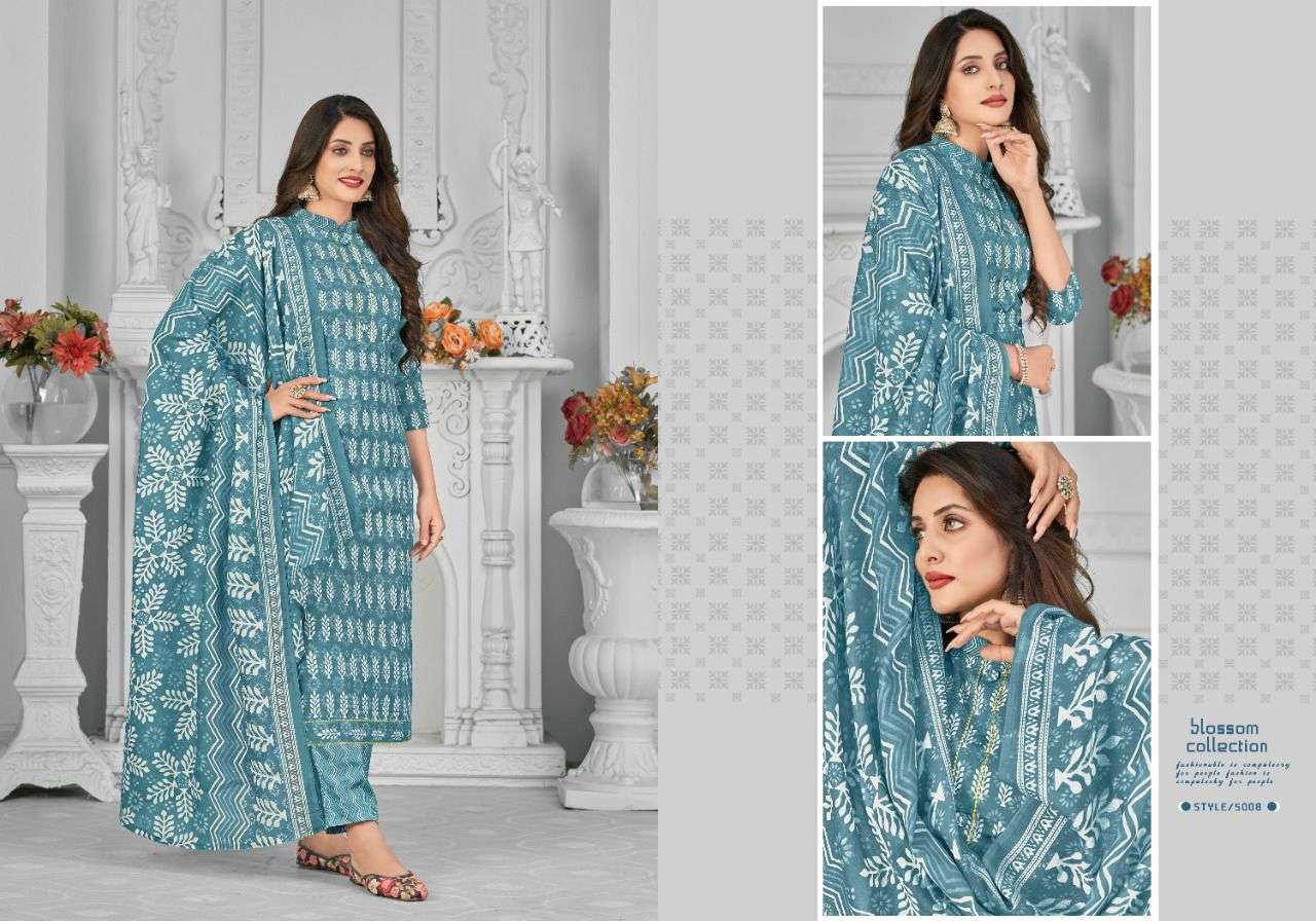 RUMY VOL-5 BY RADHA FAB 5001 TO 5010 SERIES BEAUTIFUL STYLISH SUITS FANCY COLORFUL CASUAL WEAR & ETHNIC WEAR & READY TO WEAR HEAVY COTTON PRINTED DRESSES AT WHOLESALE PRICE