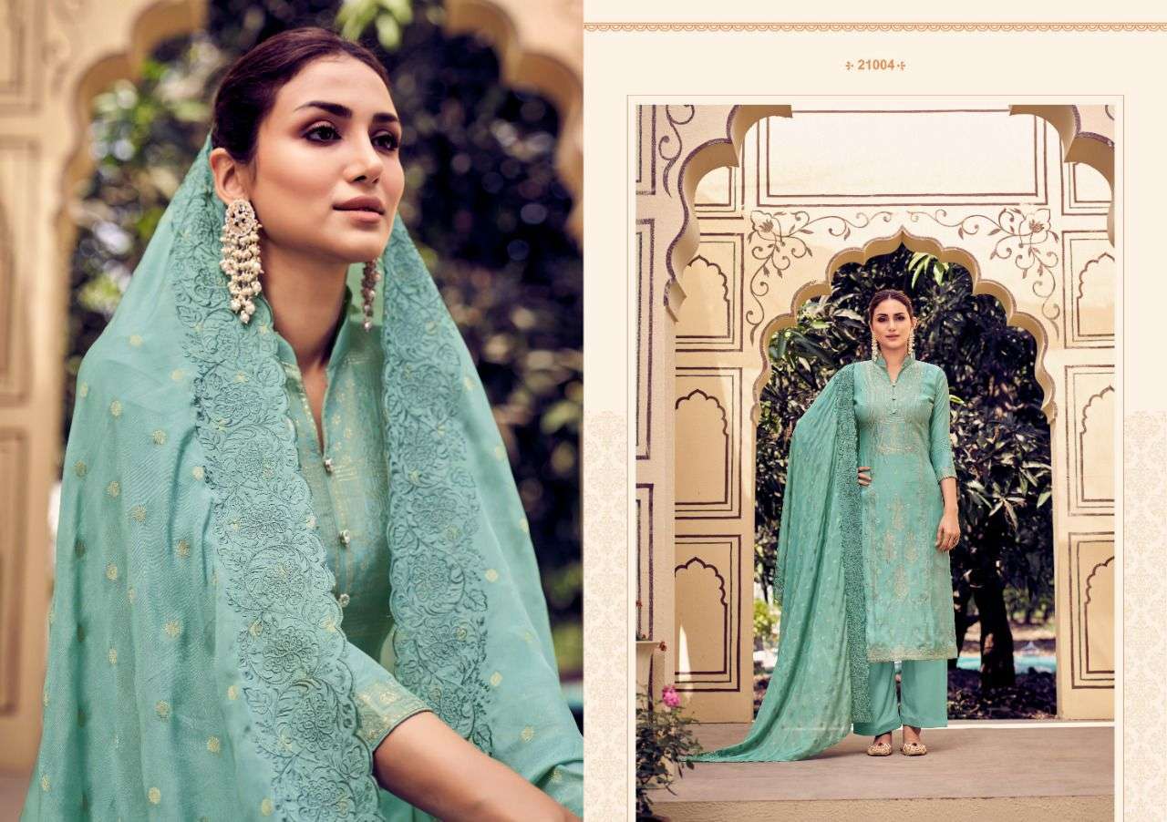 NOURA BY NISHANT FASHION 21001 TO 21006 SERIES BEAUTIFUL SUITS COLORFUL STYLISH FANCY CASUAL WEAR & ETHNIC WEAR MUSLIN SILK DRESSES AT WHOLESALE PRICE