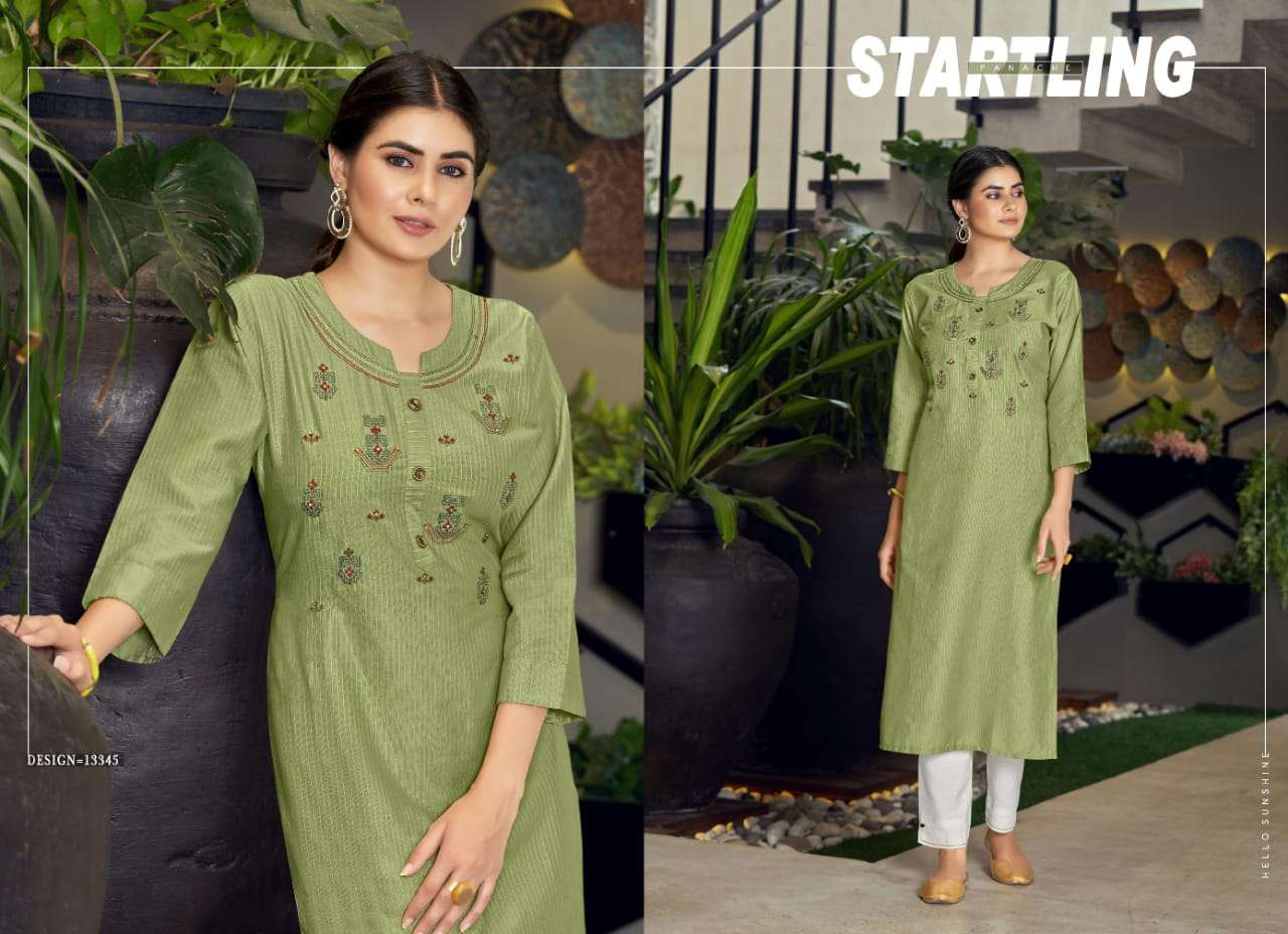 Parin By Kalaroop 13342 To 13346 Series Designer Stylish Fancy Colorful Beautiful Party Wear & Ethnic Wear Collection Fancy Kurtis At Wholesale Price