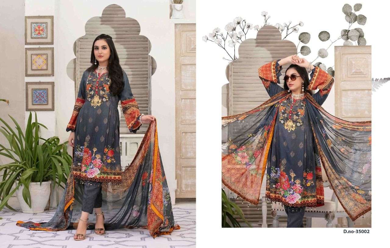 RAZIA SULTAN VOL-35 BY APANA COTTON 35001 TO 35010 SERIES BEAUTIFUL SUITS STYLISH FANCY COLORFUL CASUAL WEAR & ETHNIC WEAR COTTON PRINTED DRESSES AT WHOLESALE PRICE