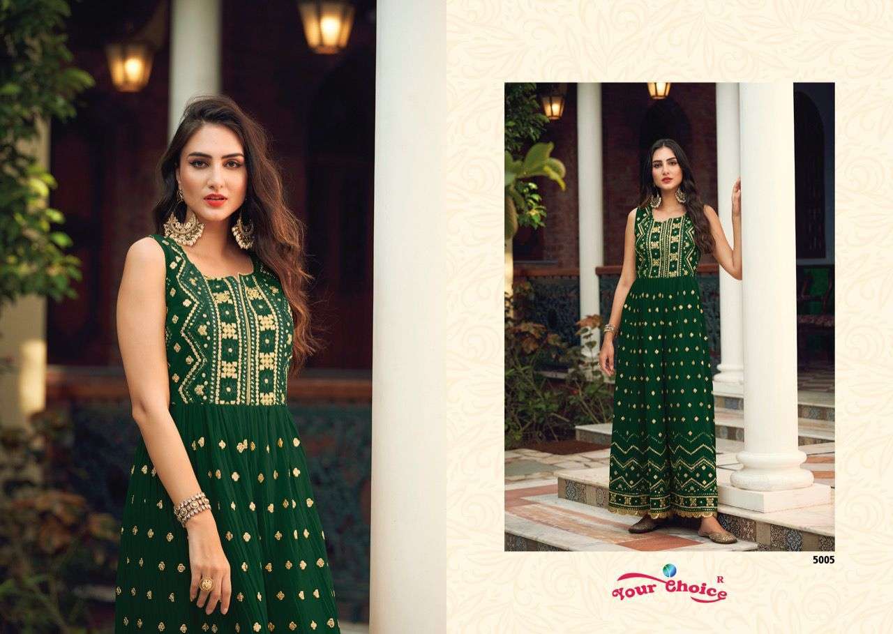 Jump Suit By Your Choice 5001 To 5006 Series Designer Stylish Fancy Colorful Beautiful Party Wear & Ethnic Wear Collection Georgette Jumpsuit At Wholesale Price